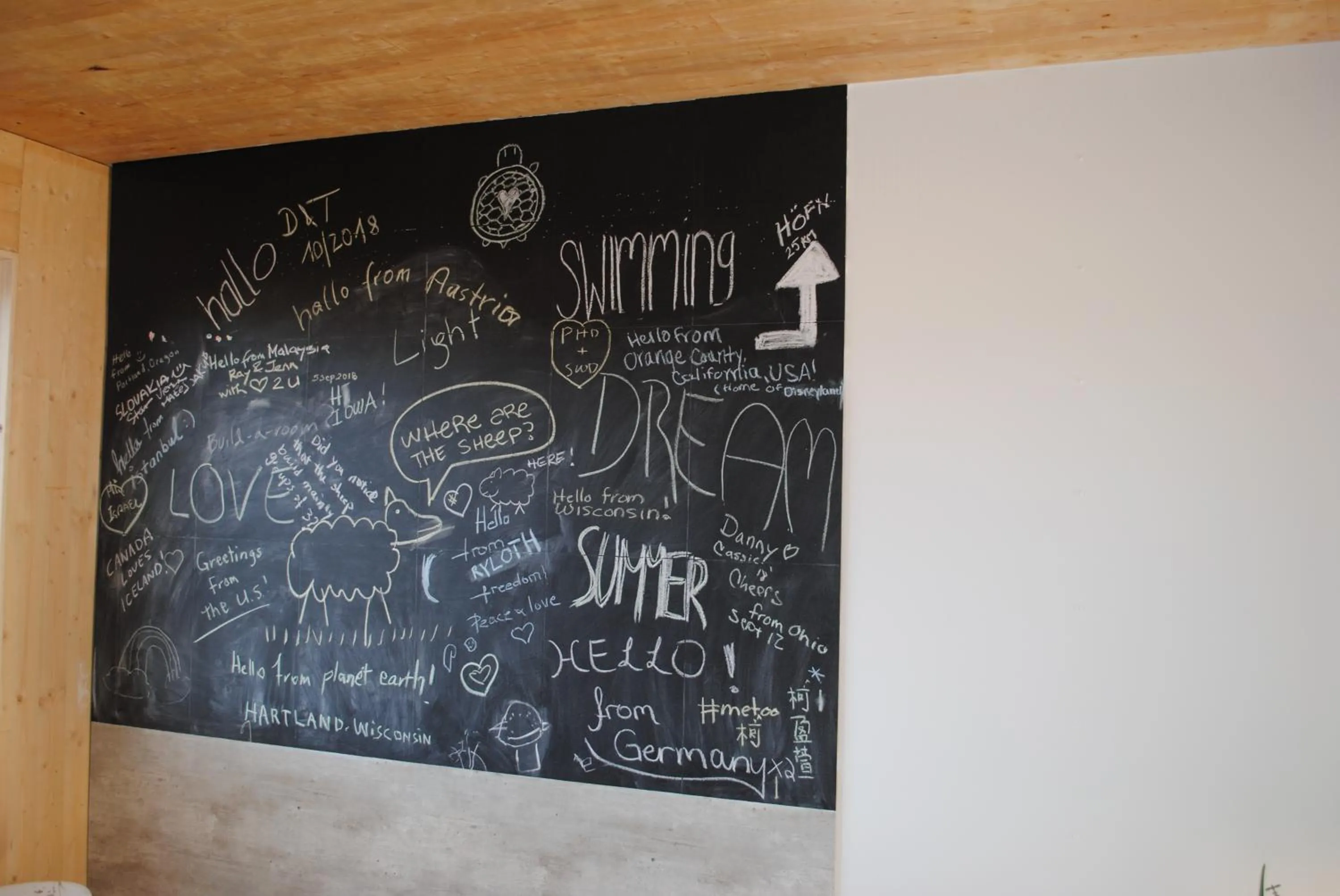 Children play ground in Brunnholl Country Guesthouse