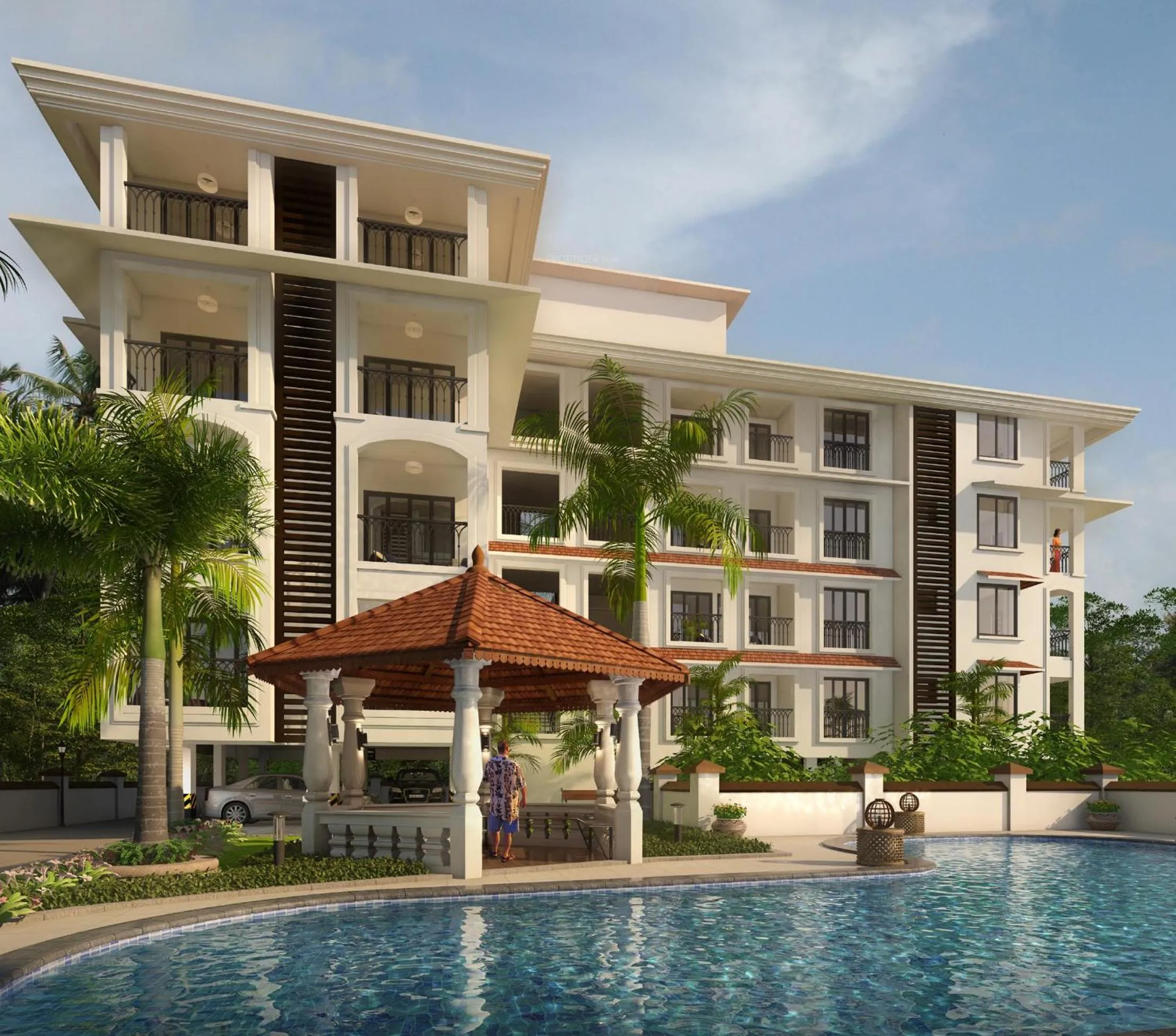 Property building in Casa Legend Suites Candolim Goa