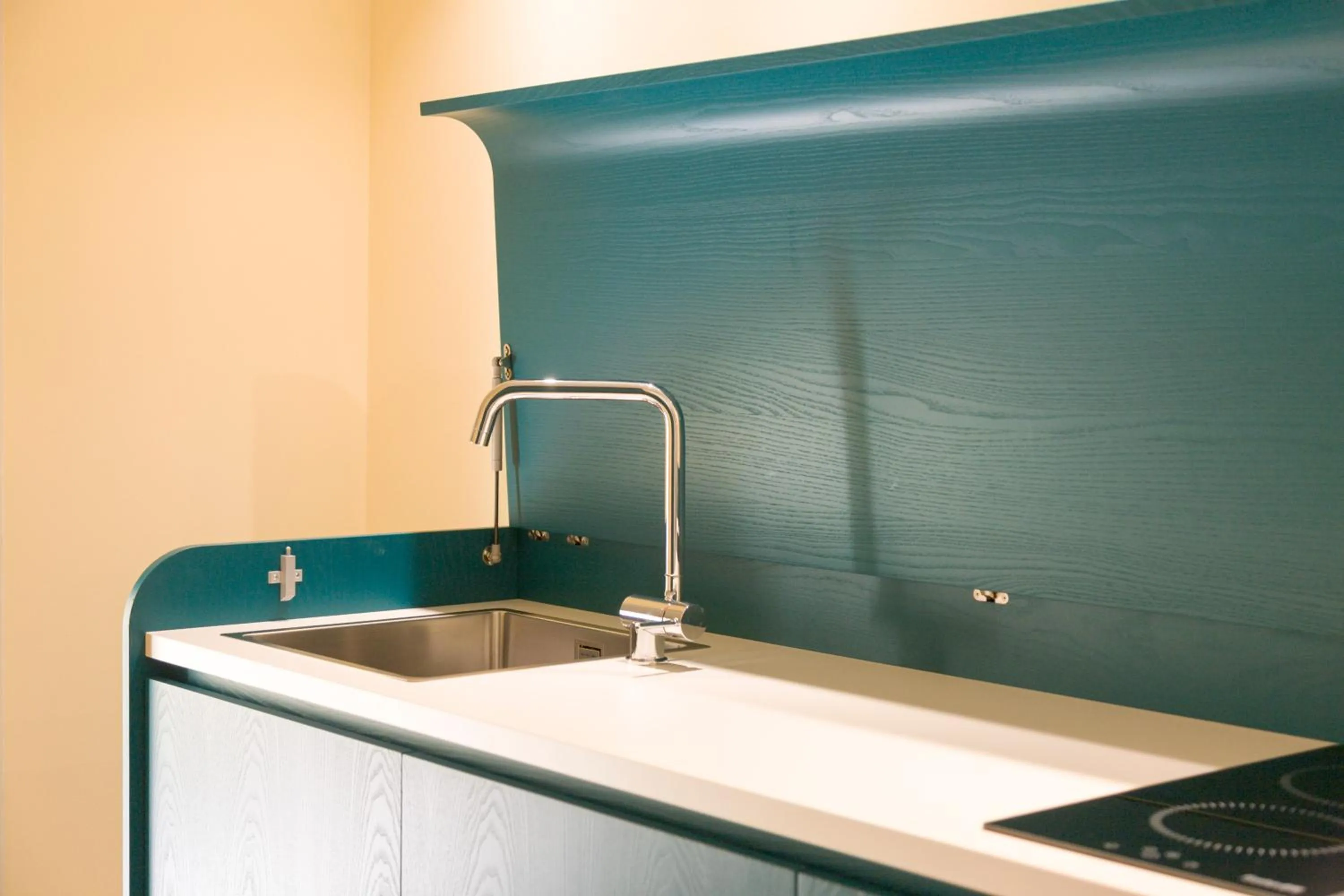 Kitchen or kitchenette in Metropolitan Suites