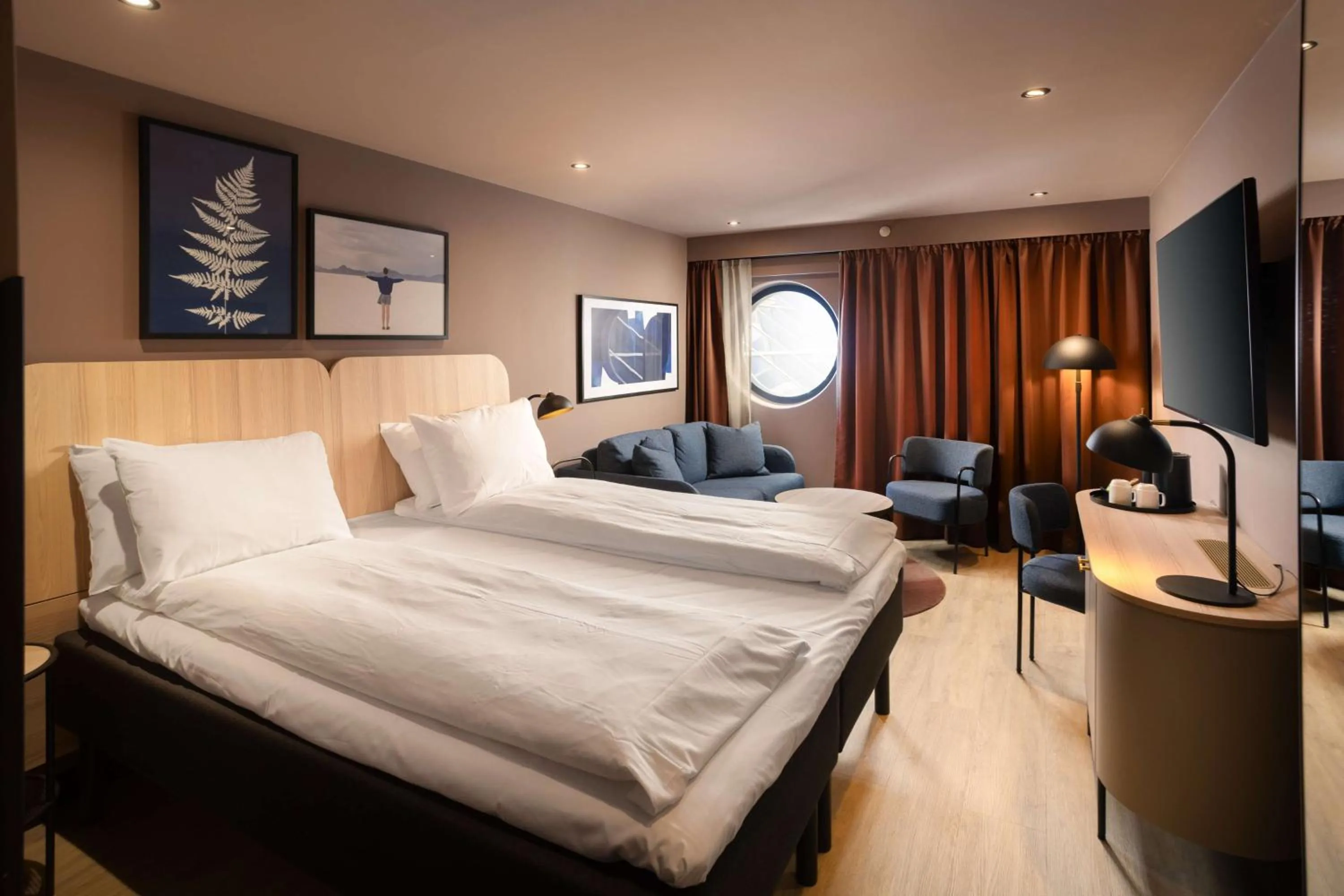 Bedroom, Bed in Scandic Victoria Oslo