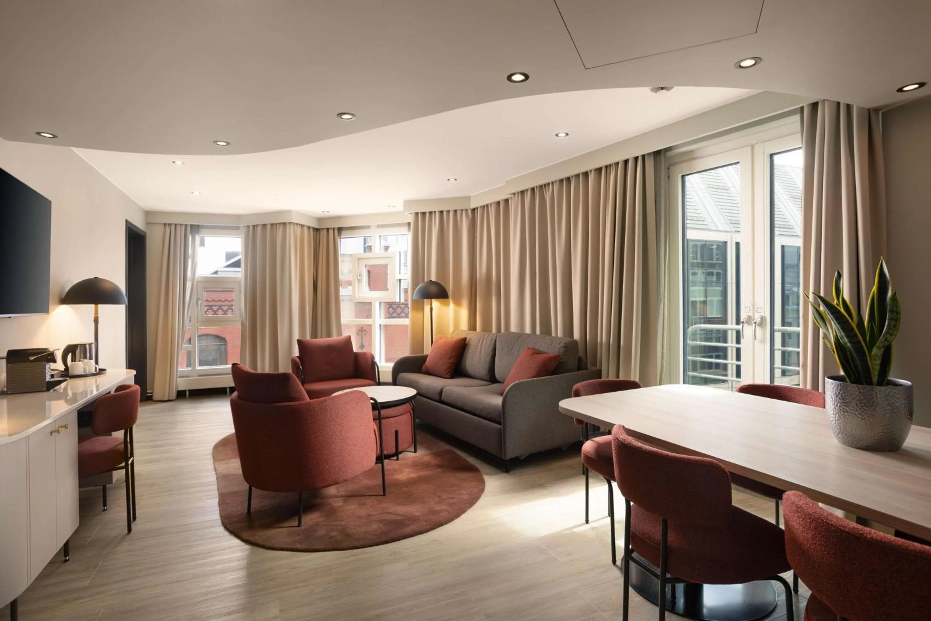 Bedroom in Scandic Victoria Oslo