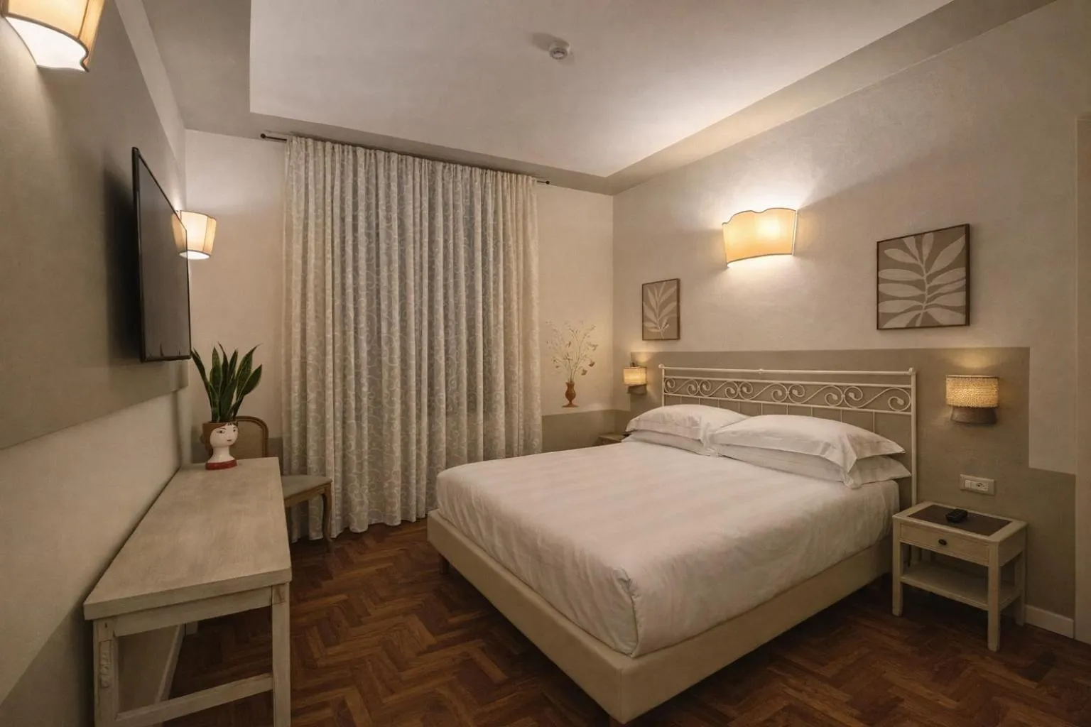 Bed in Albergo Le Terme