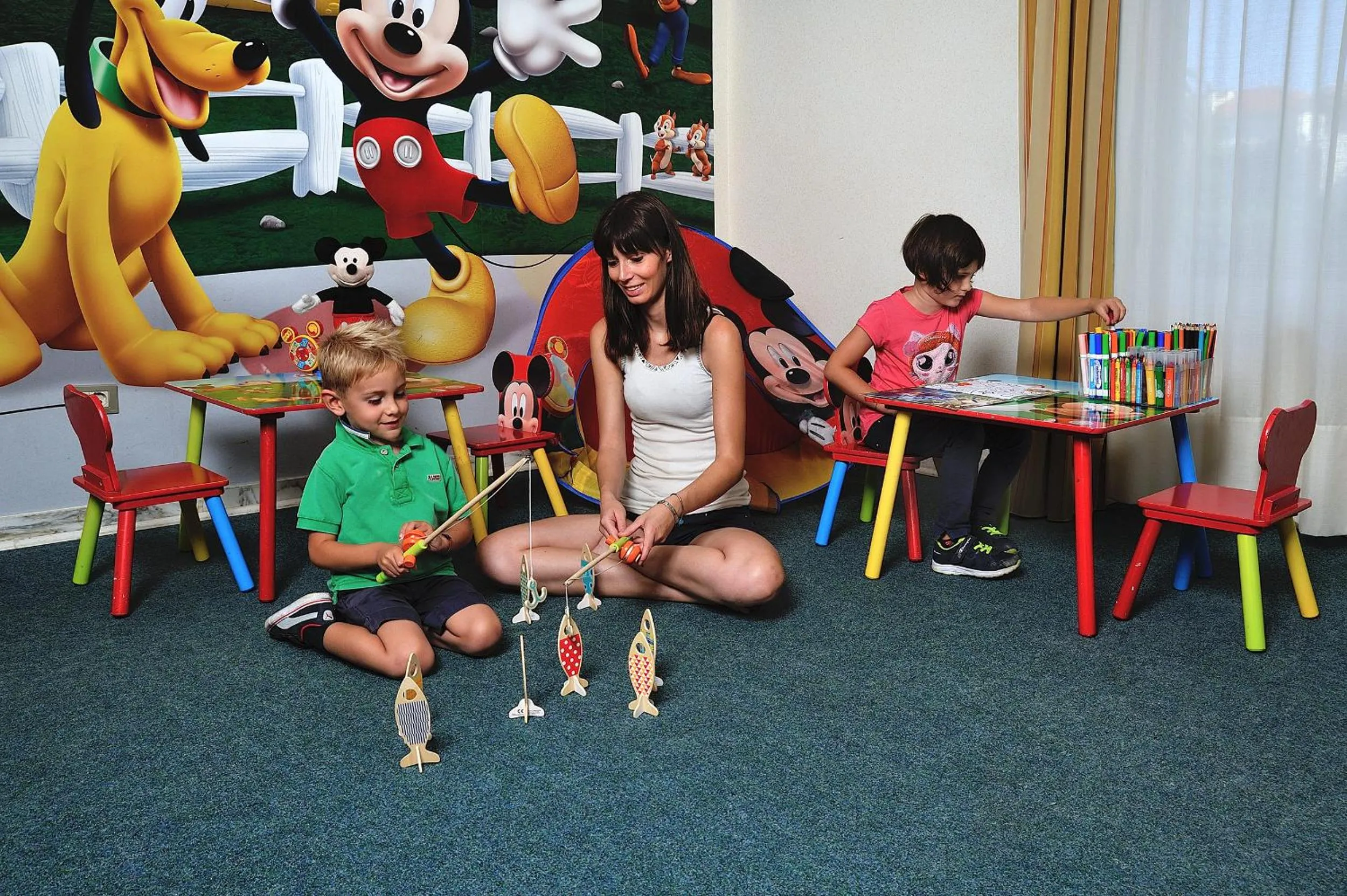 Kids's club in Raffy Family & Bike Hotel