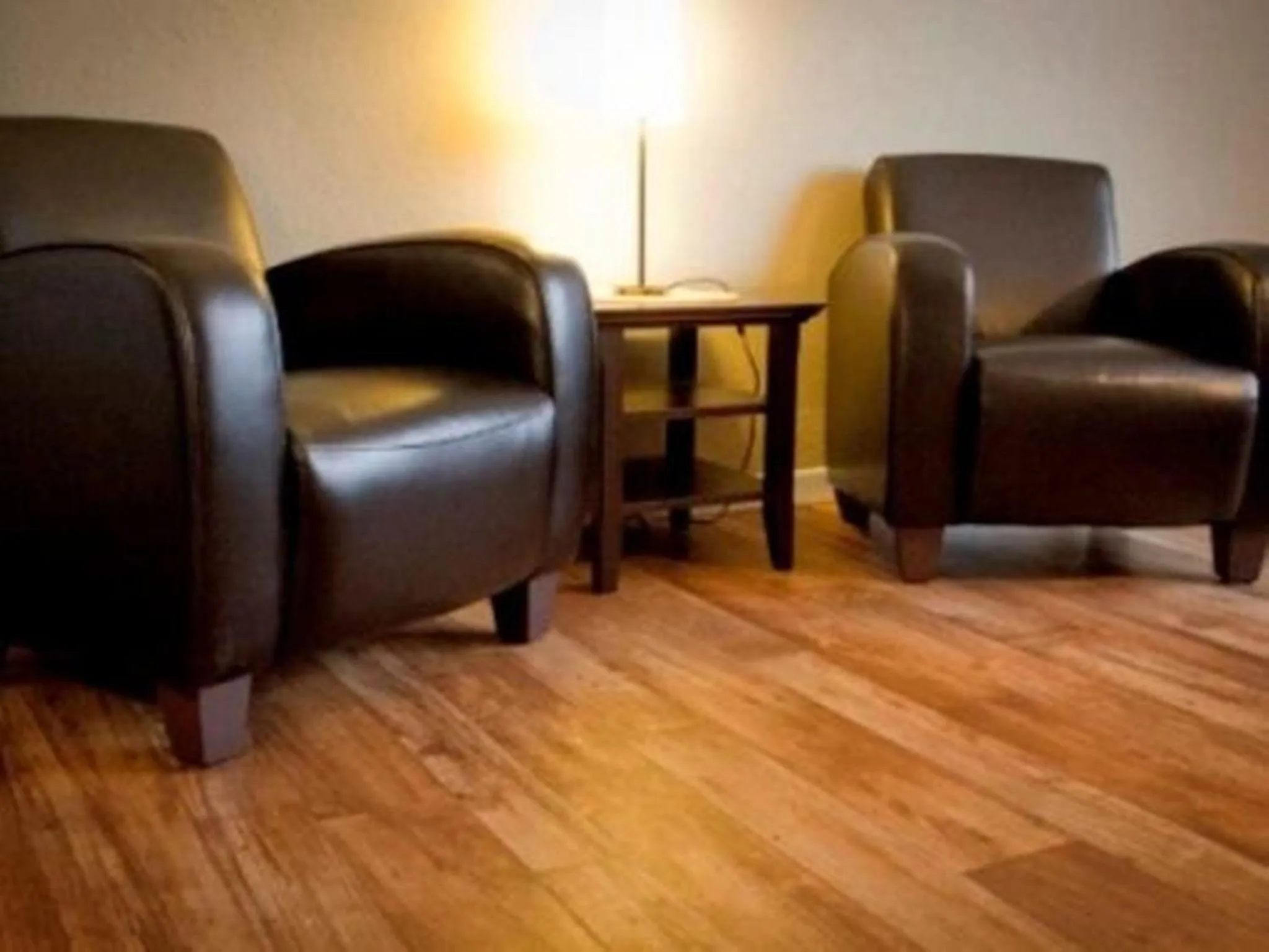 Seating area in Studiotel Bromont