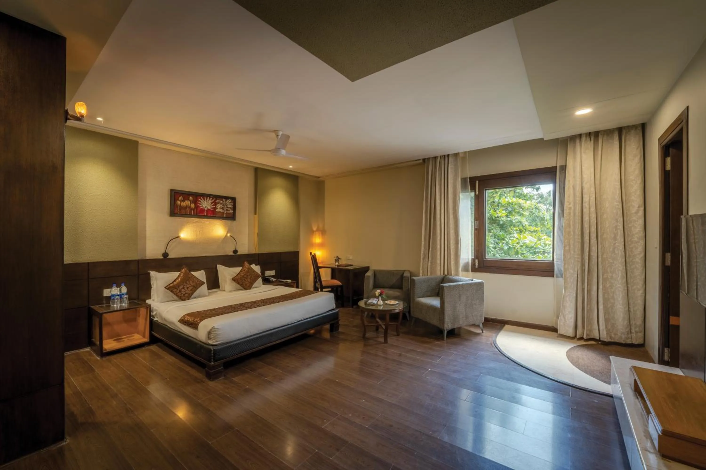 Bed in Lariya Resort