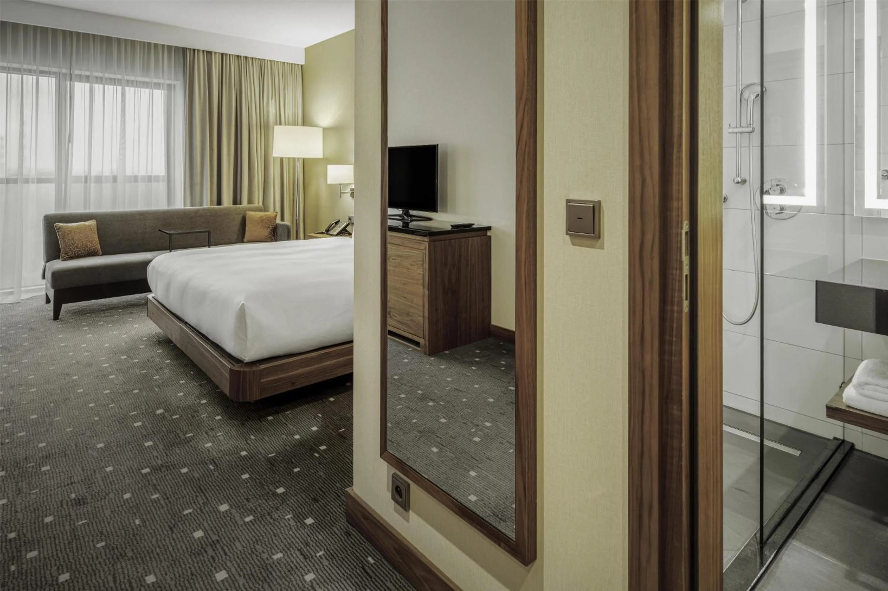 Bed in DoubleTree by Hilton Łódź