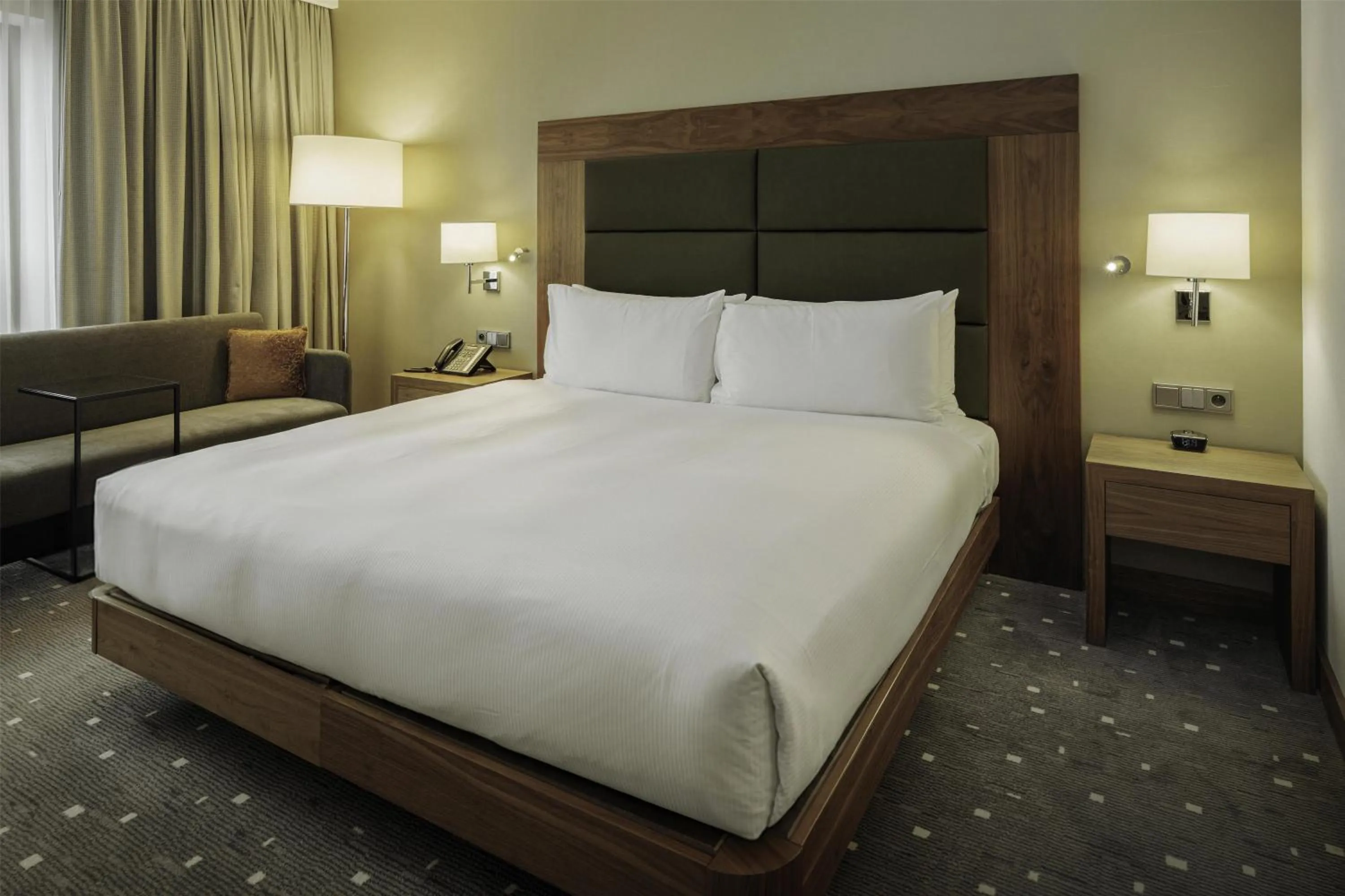 Bed in DoubleTree by Hilton Łódź