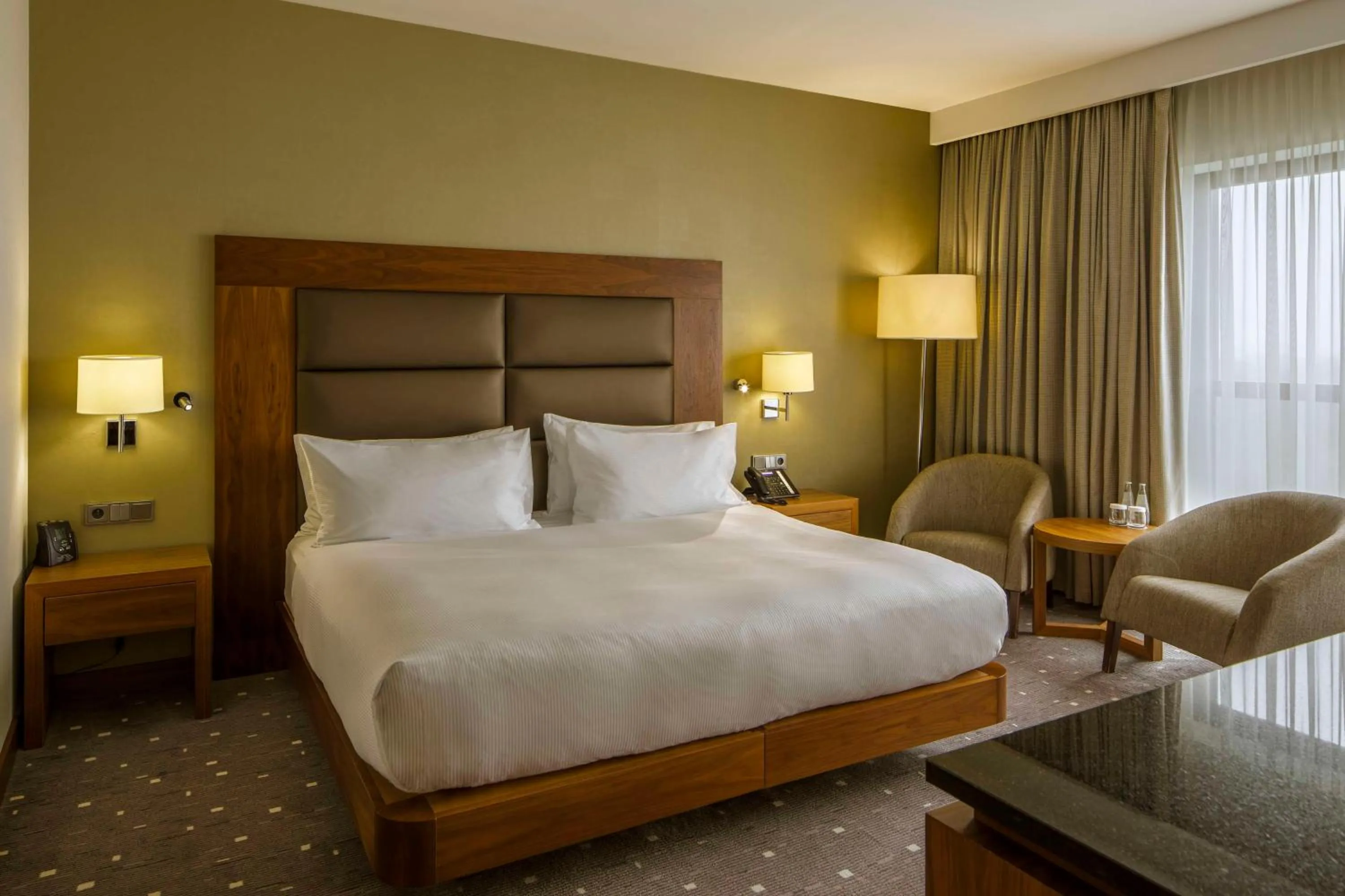 Bed in DoubleTree by Hilton Łódź