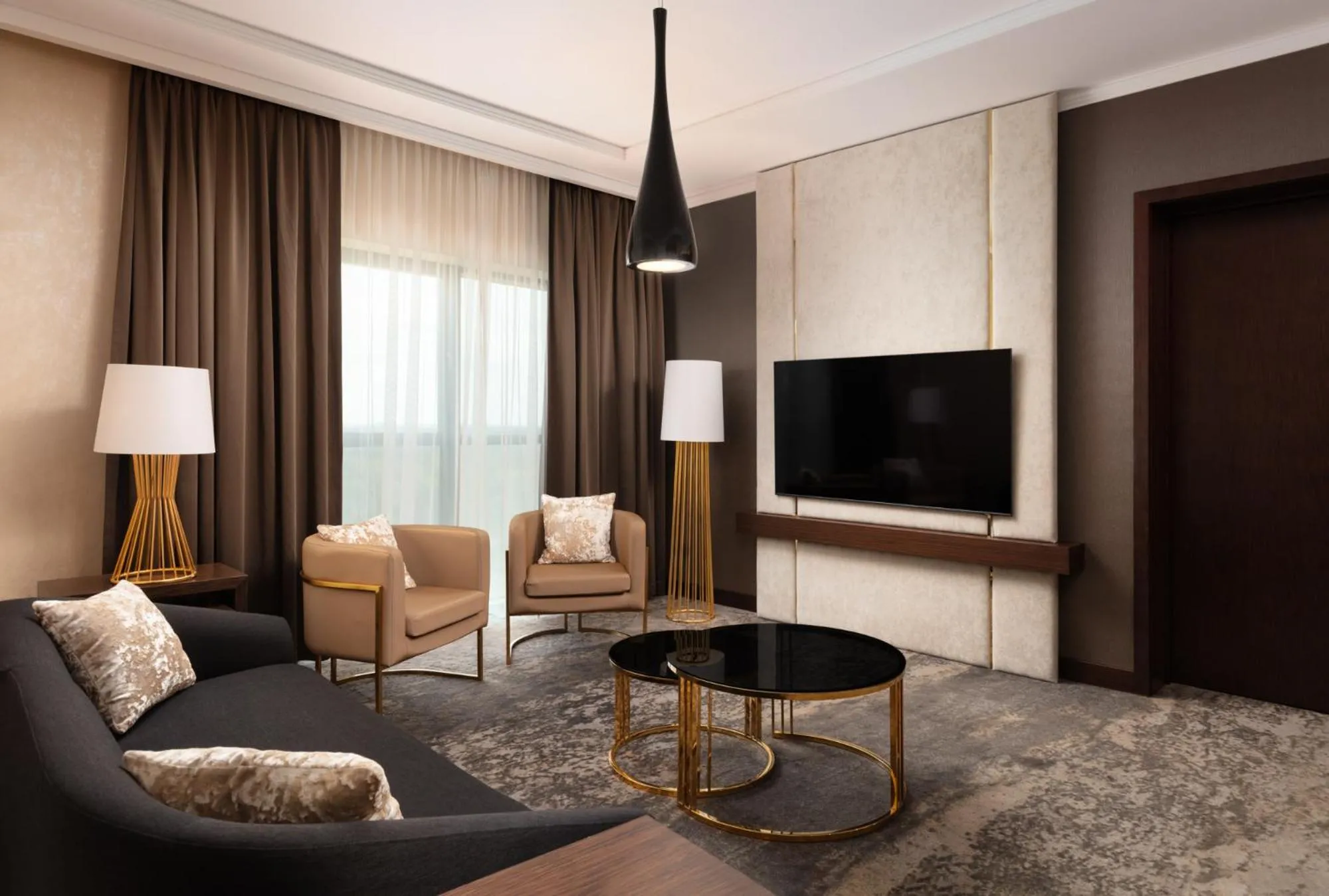 Communal lounge/ TV room in DoubleTree by Hilton Łódź