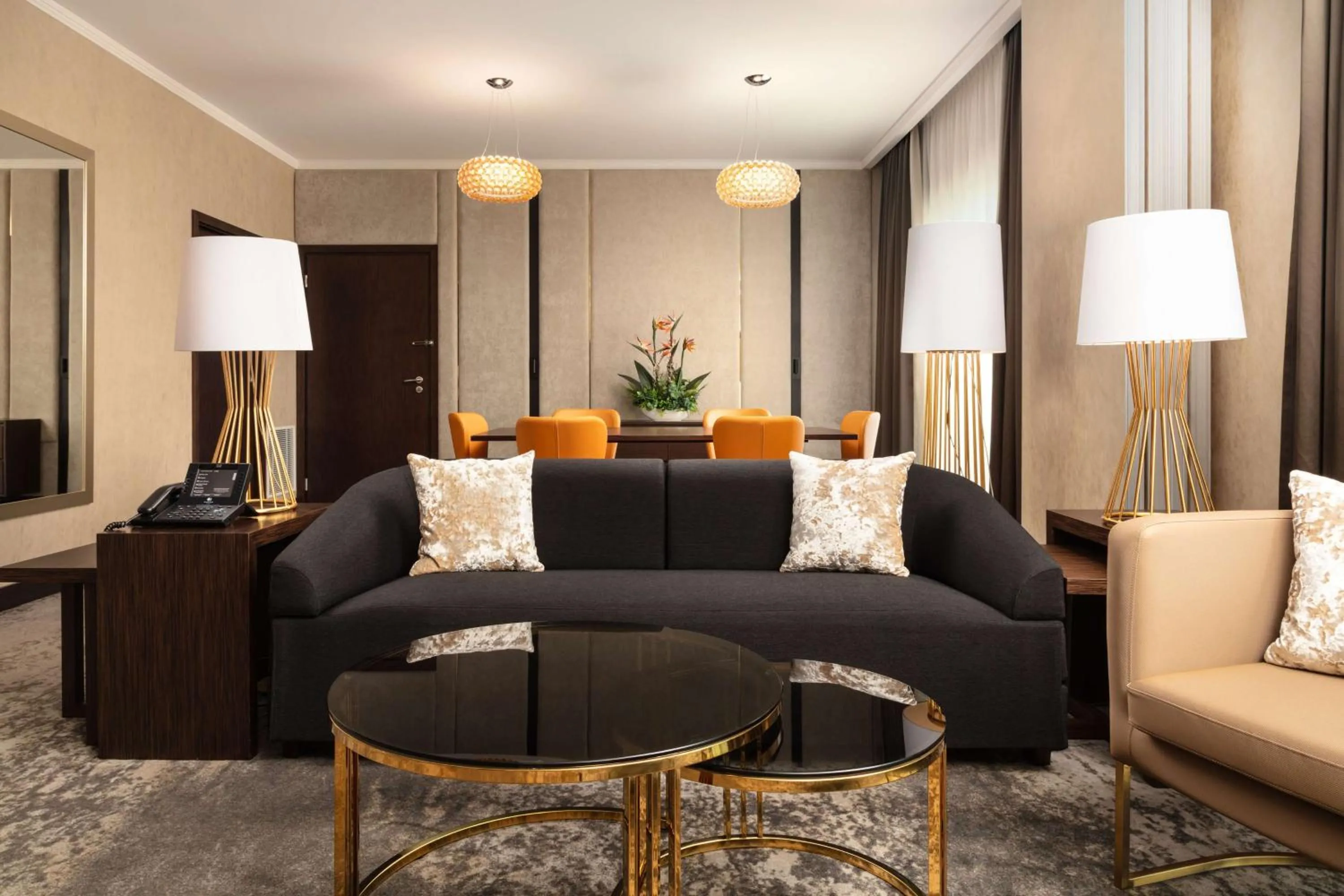 Living room in DoubleTree by Hilton Łódź