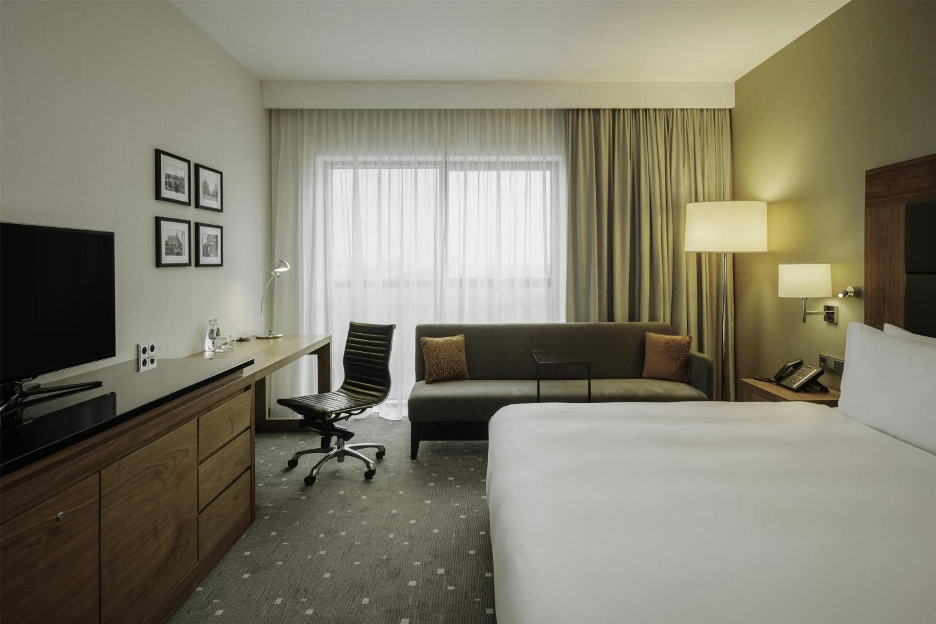 Bed in DoubleTree by Hilton Łódź