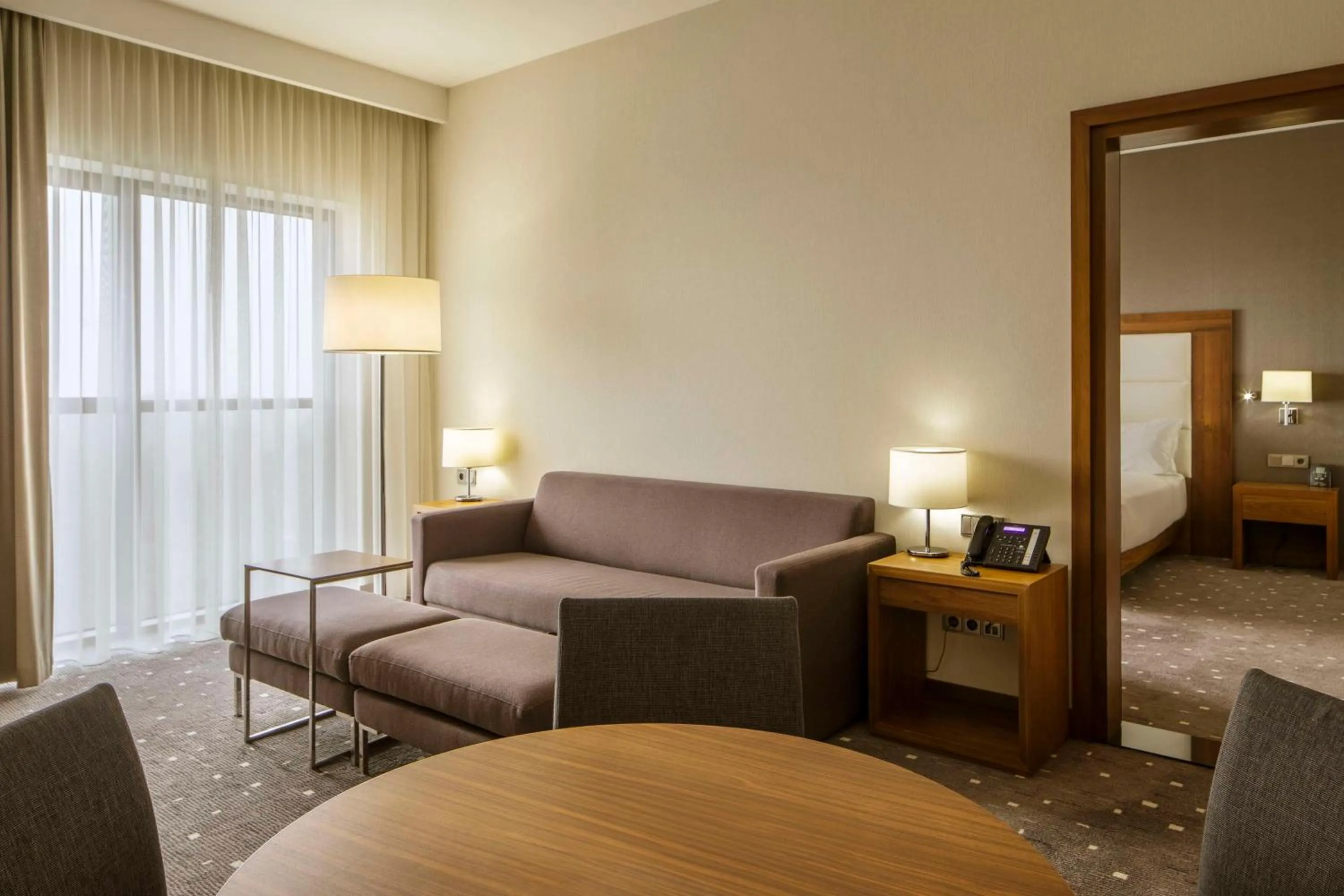 Living room in DoubleTree by Hilton Łódź