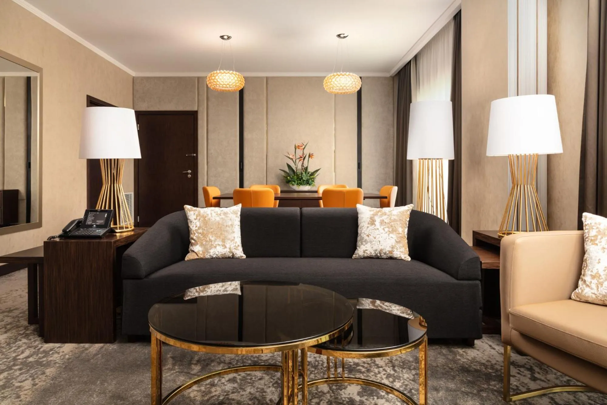 Living room in DoubleTree by Hilton Łódź