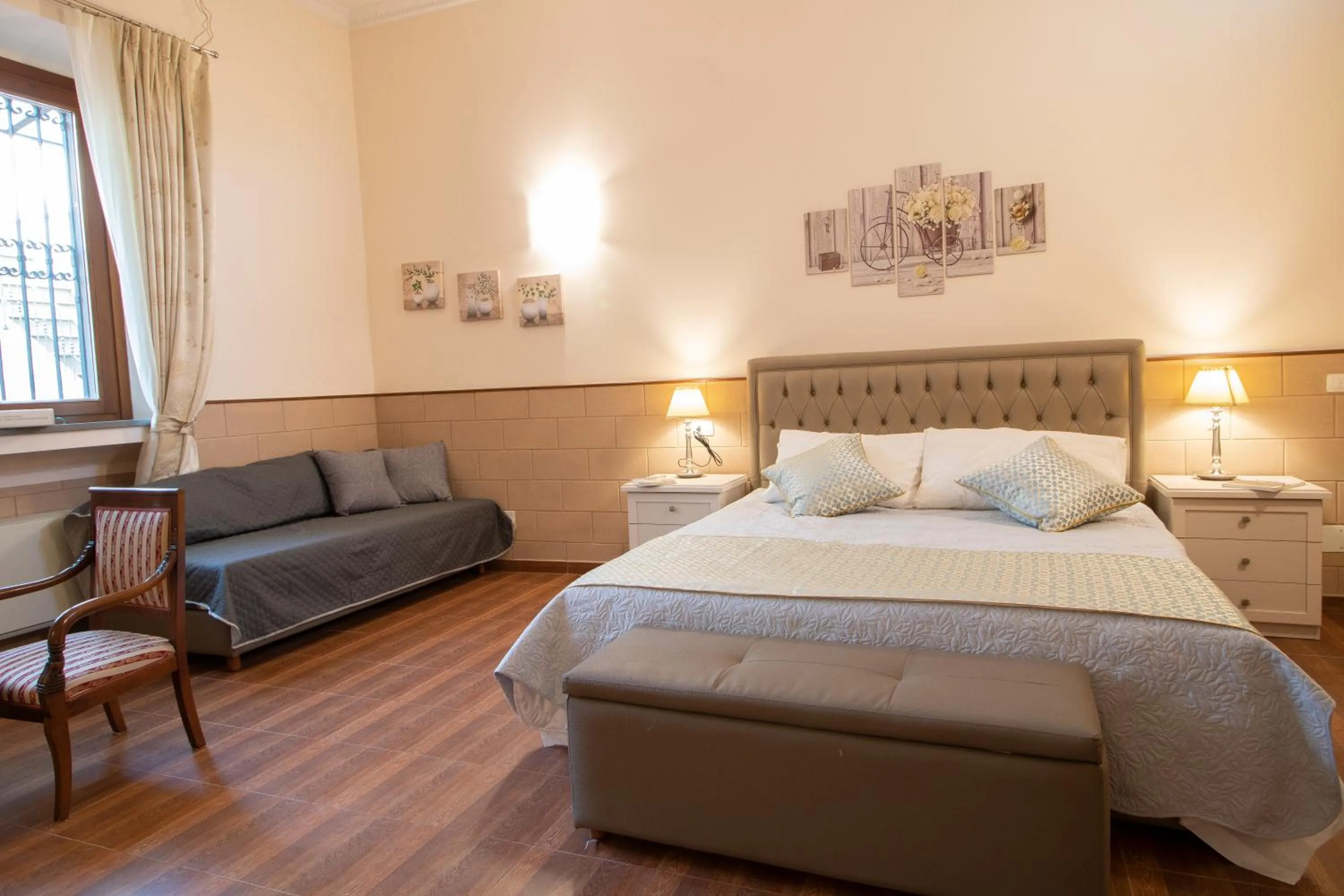 Bed in Villa Gelsomino Garden