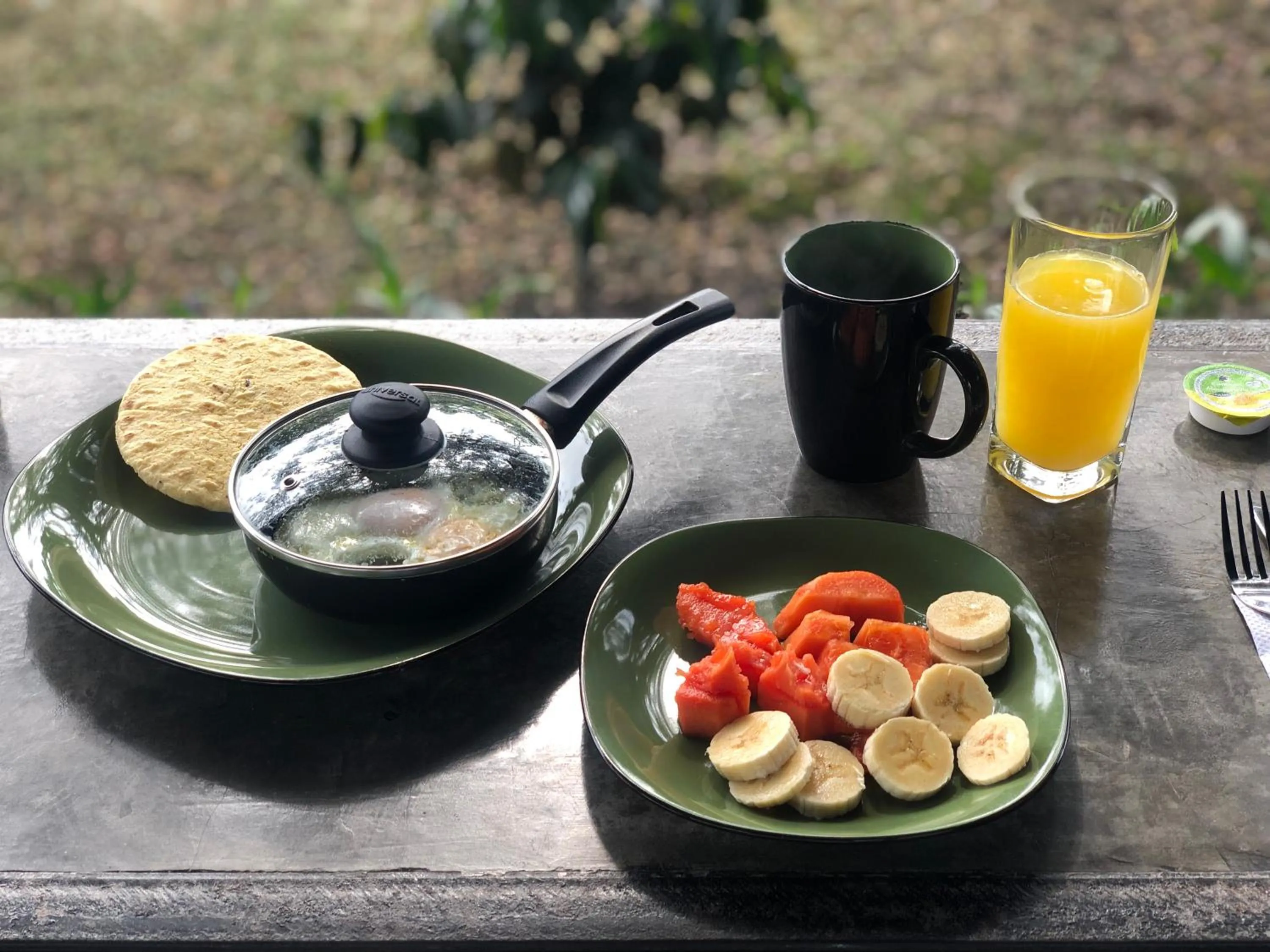 Breakfast in Finca Hotel Brasilia