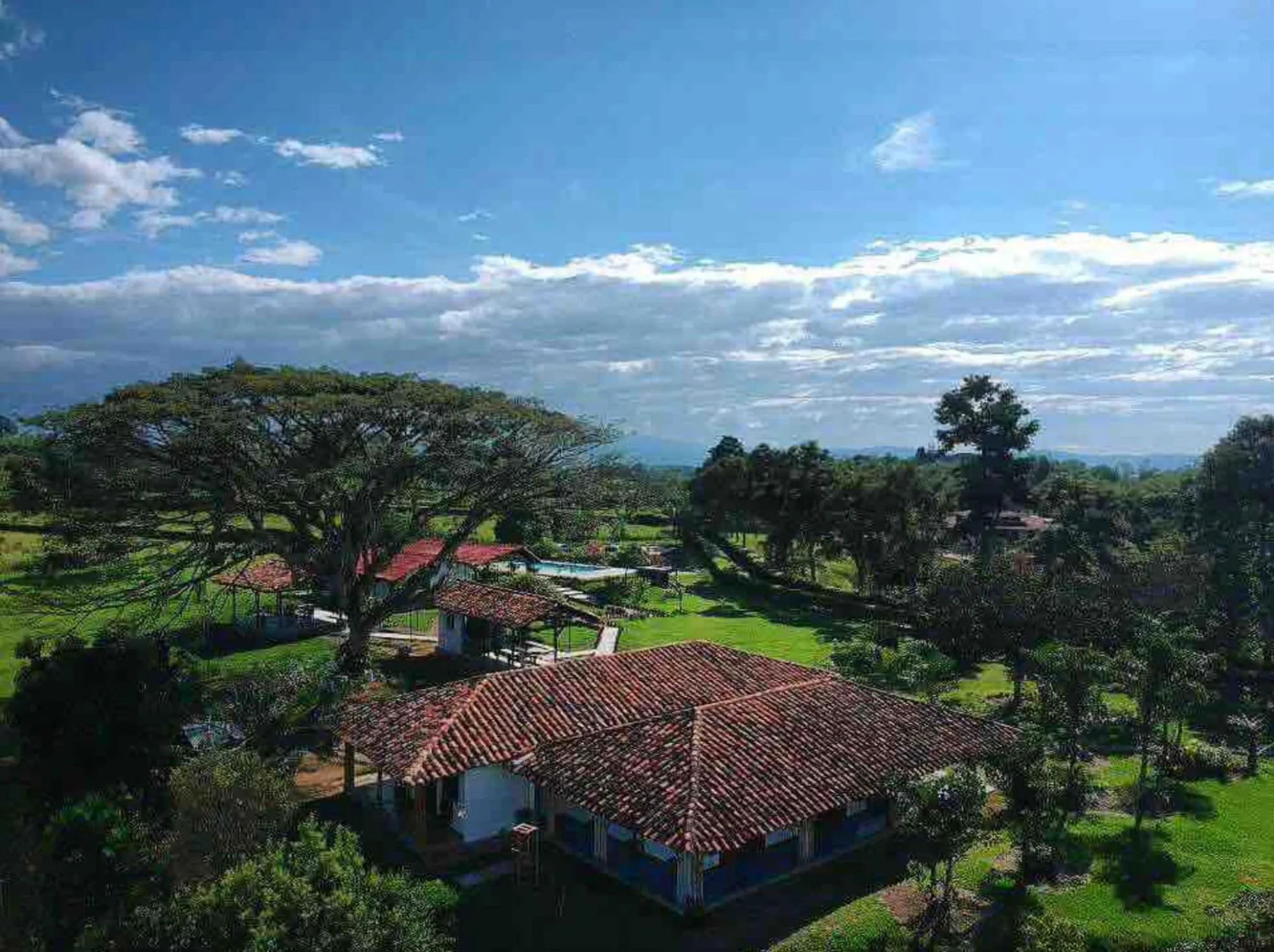 Garden view in Finca Hotel Brasilia