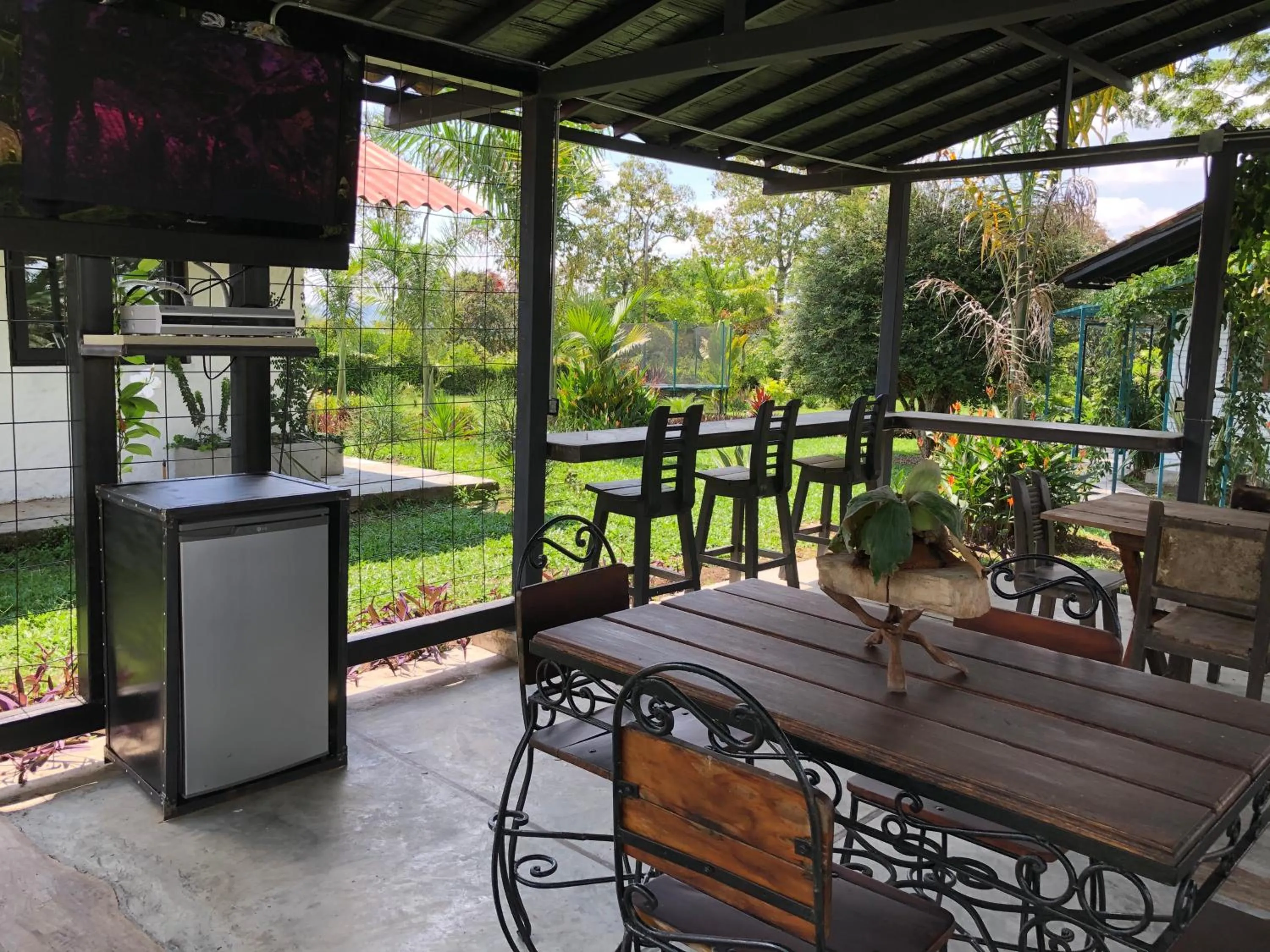 BBQ facilities in Finca Hotel Brasilia