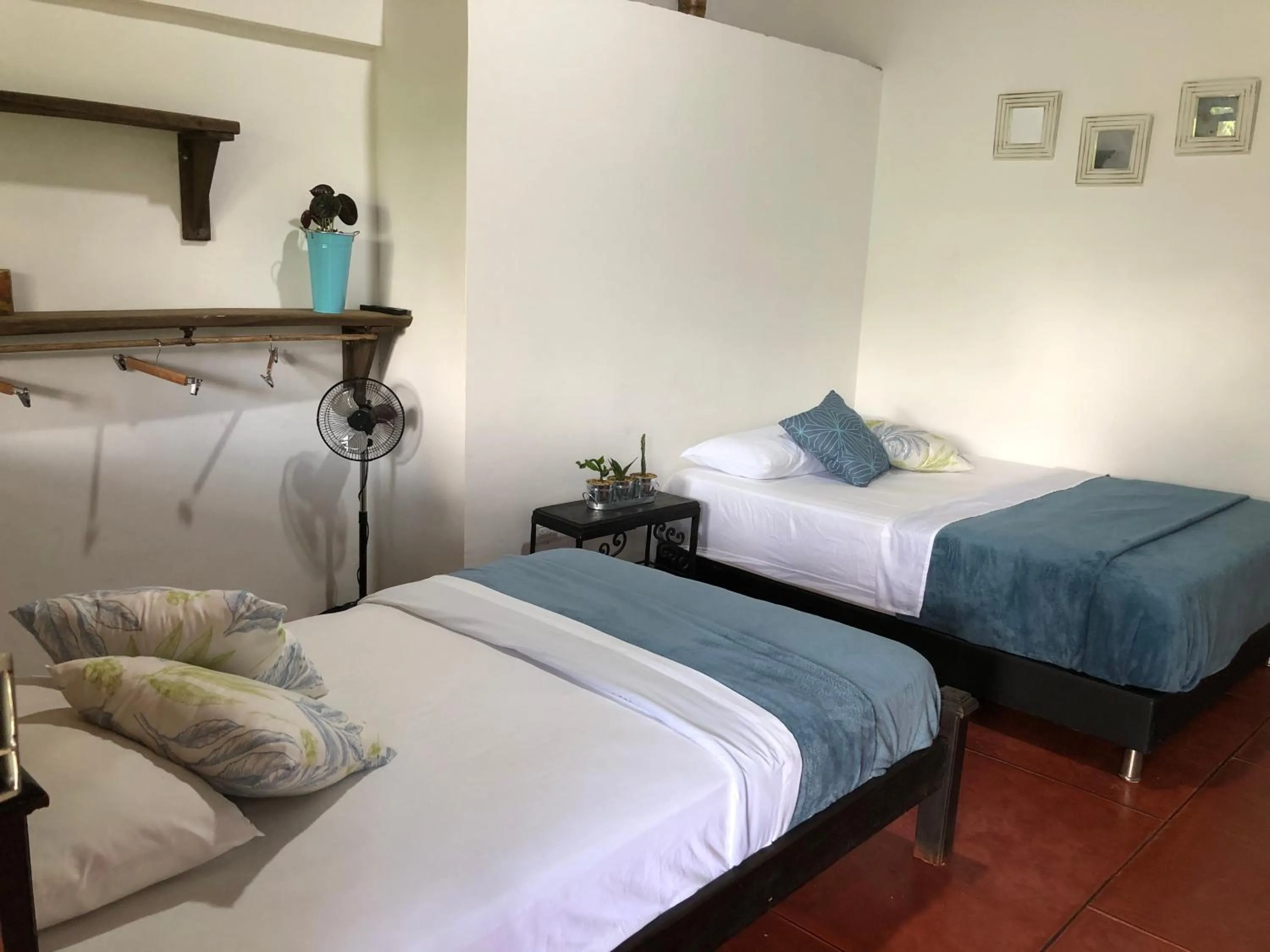 Bed in Finca Hotel Brasilia