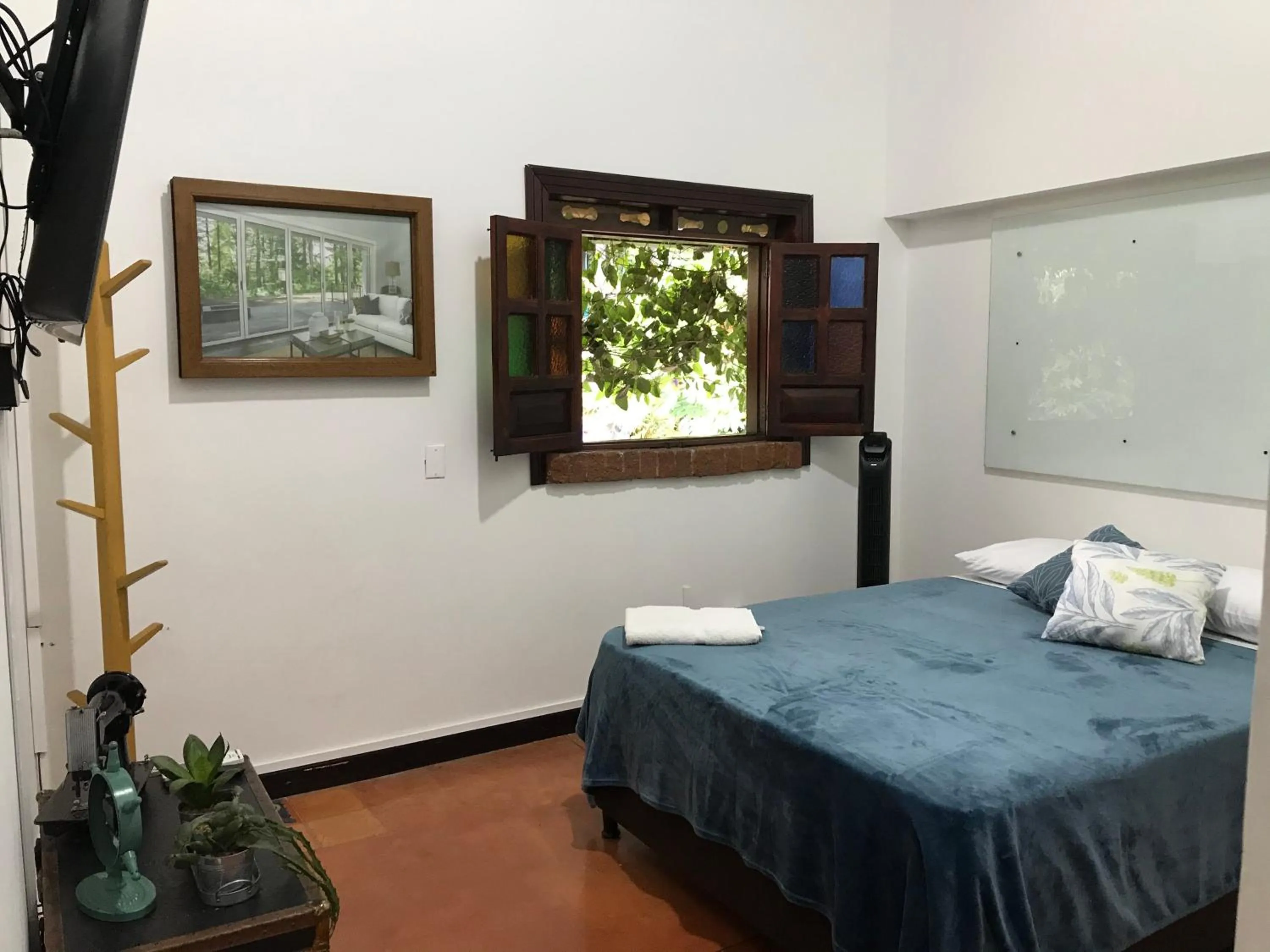 Bed in Finca Hotel Brasilia