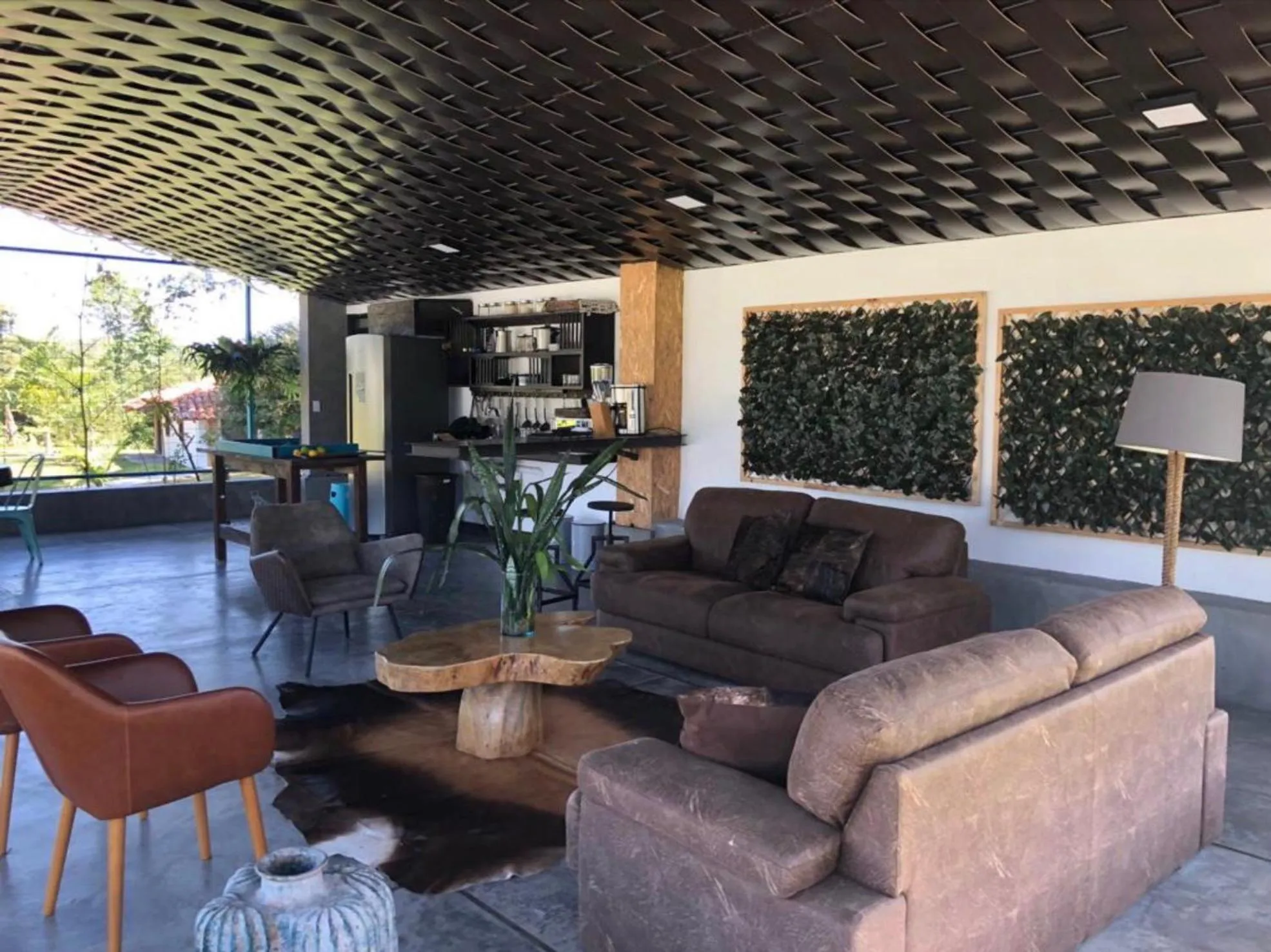 Living room in Finca Hotel Brasilia