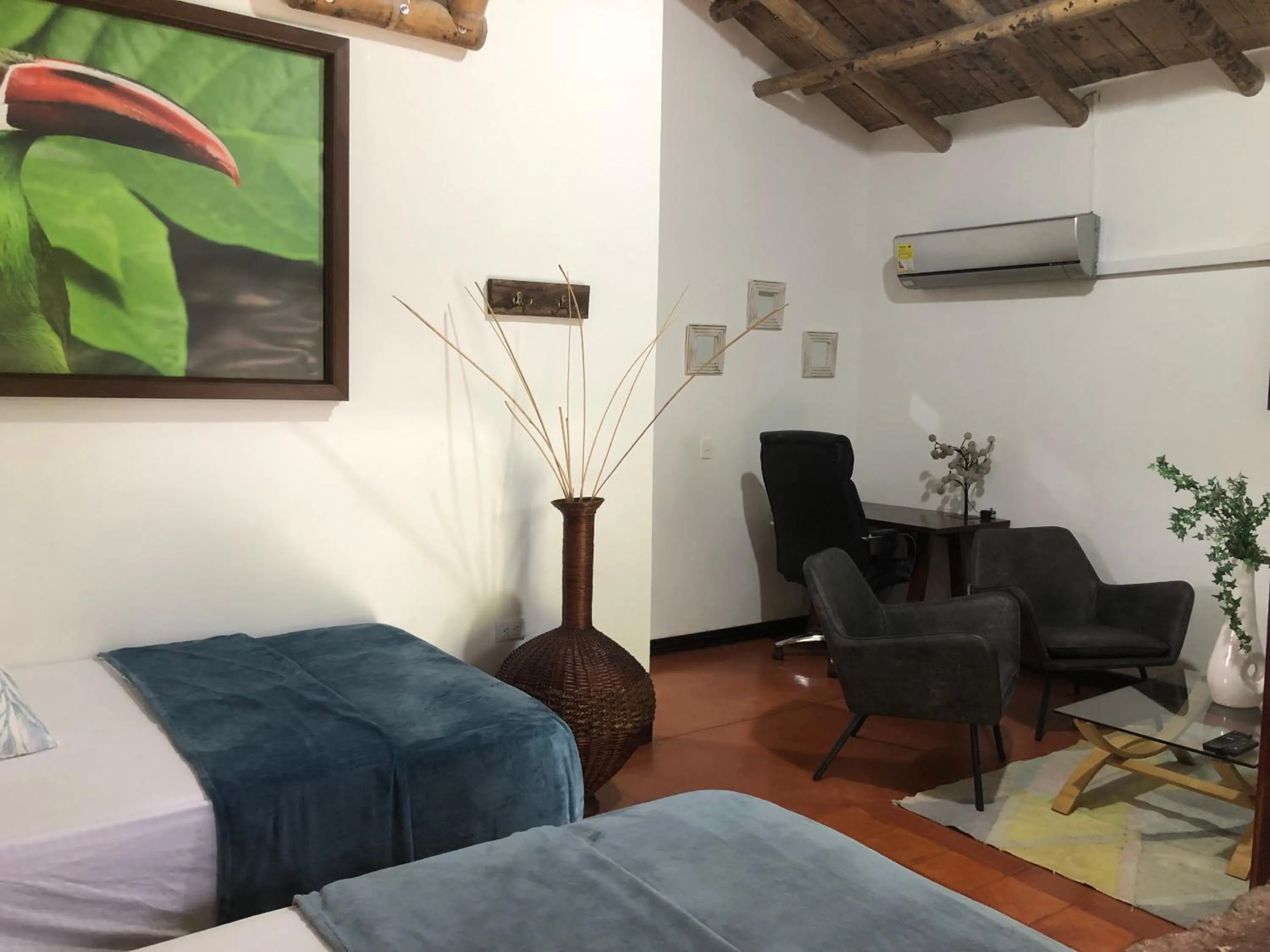 Communal lounge/ TV room in Finca Hotel Brasilia