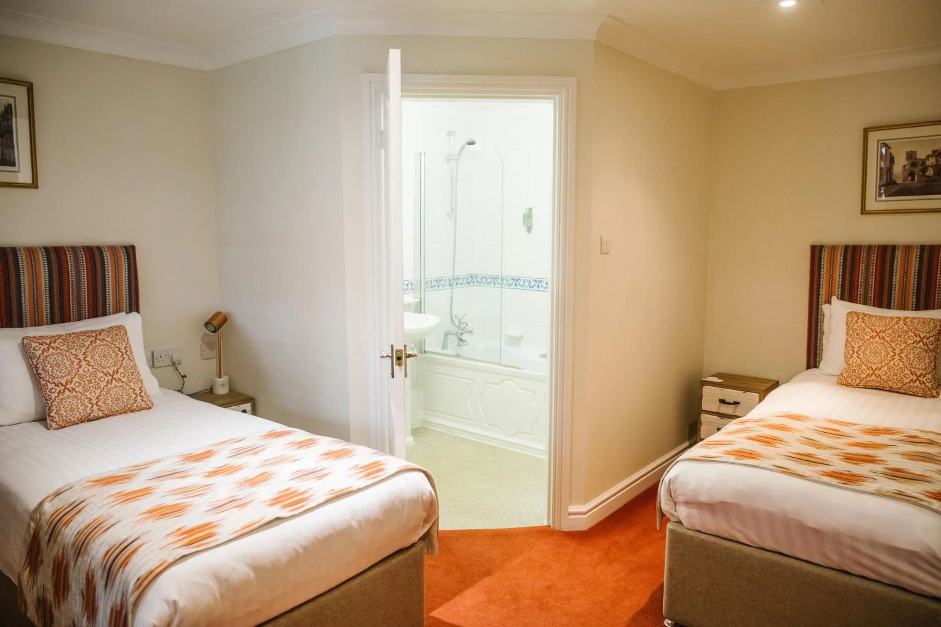 Bed in The Old Fourpenny Hotel