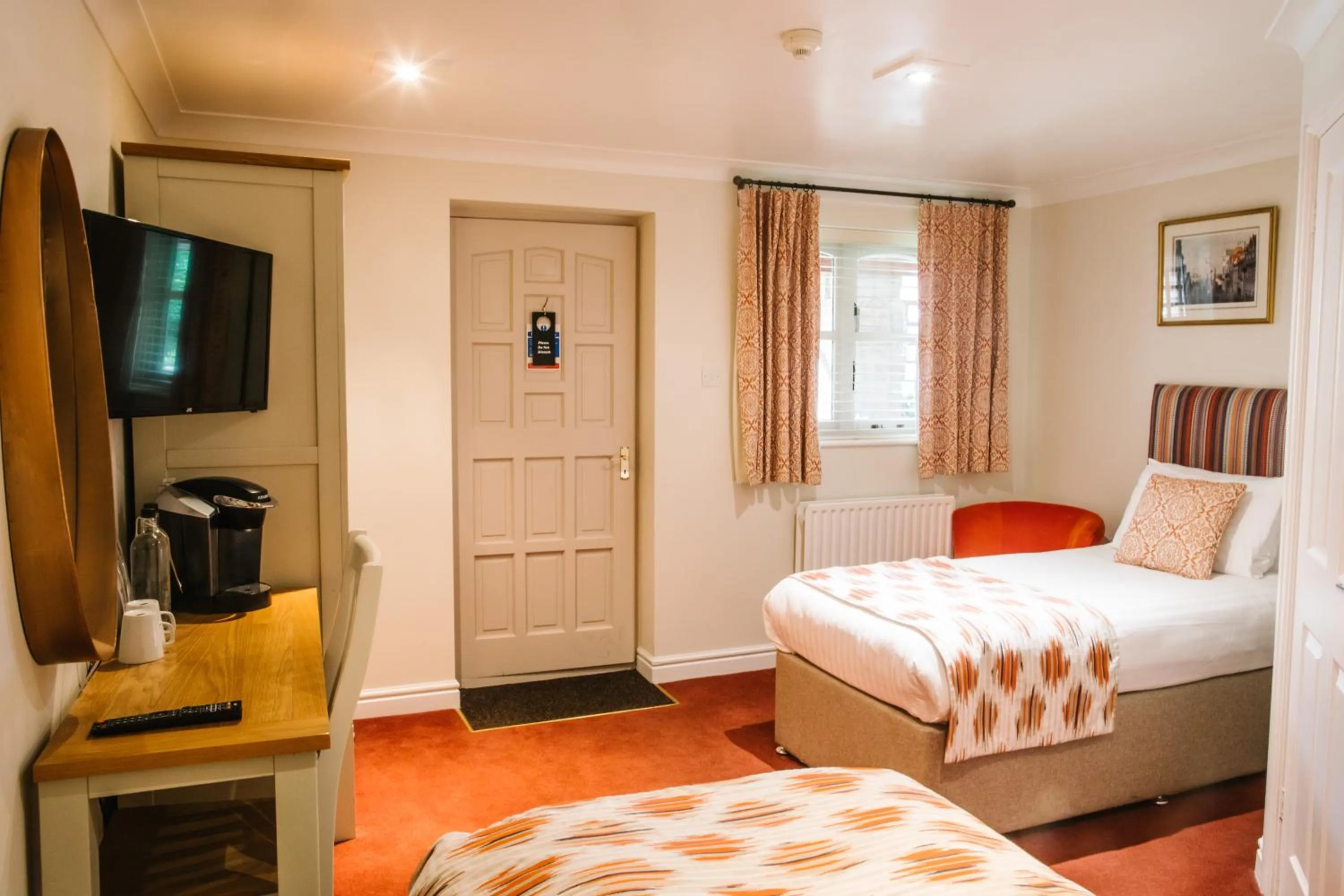 Bed in The Old Fourpenny Hotel