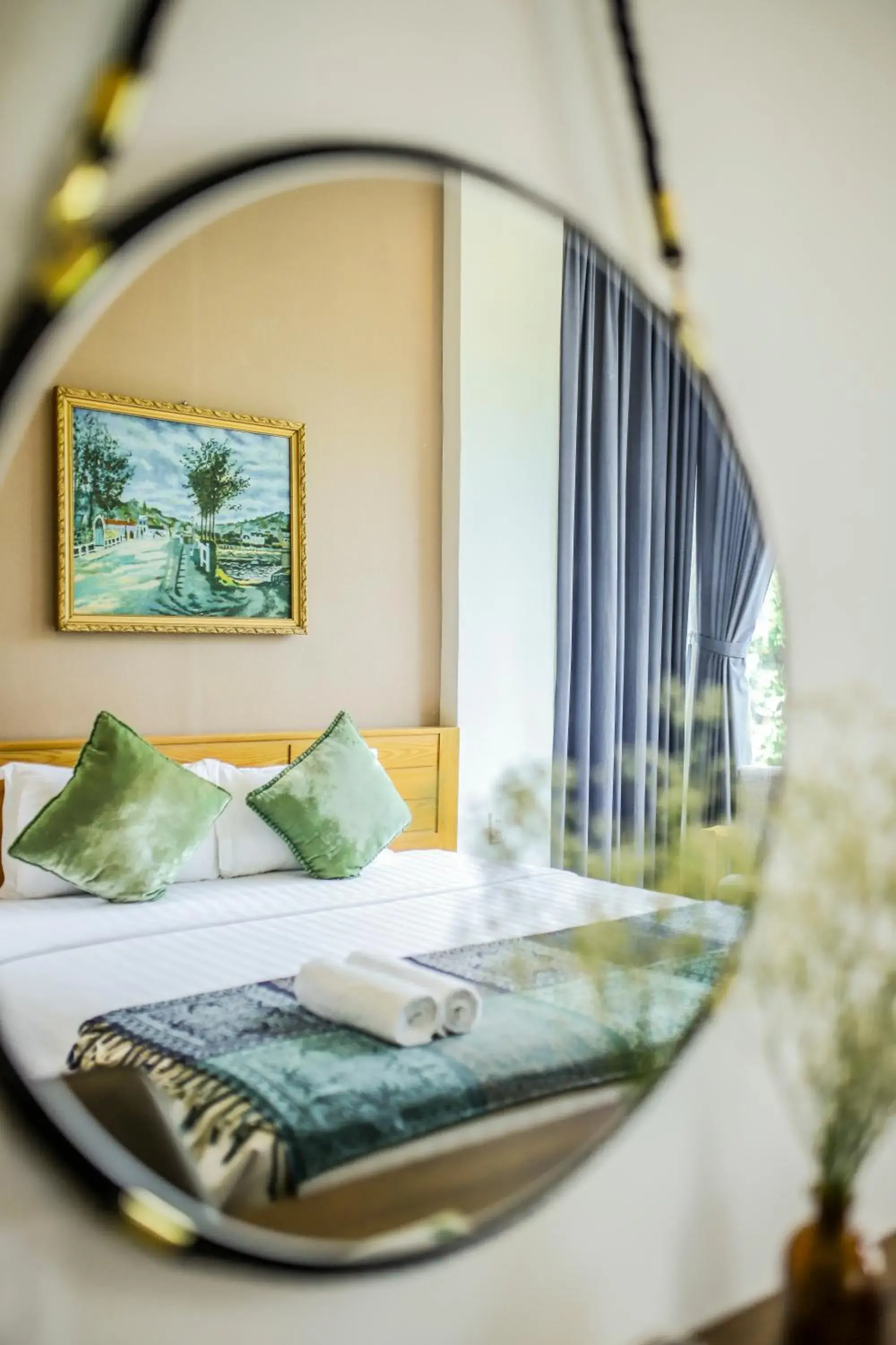 Decorative detail, Bed in Magnolia's Can Tho Decorative detail, Bed in Magnolia's Can Tho