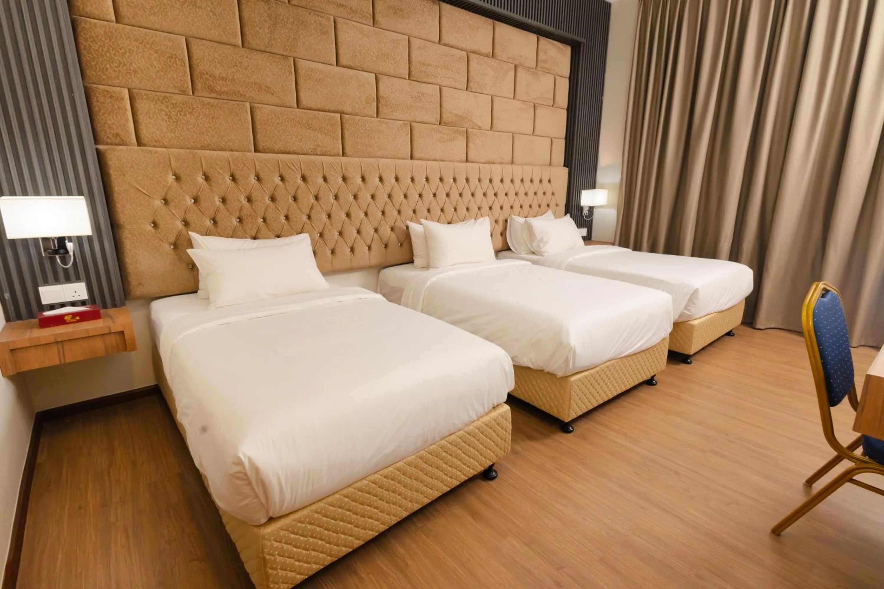 Bed in Hotel Pen Mutiara