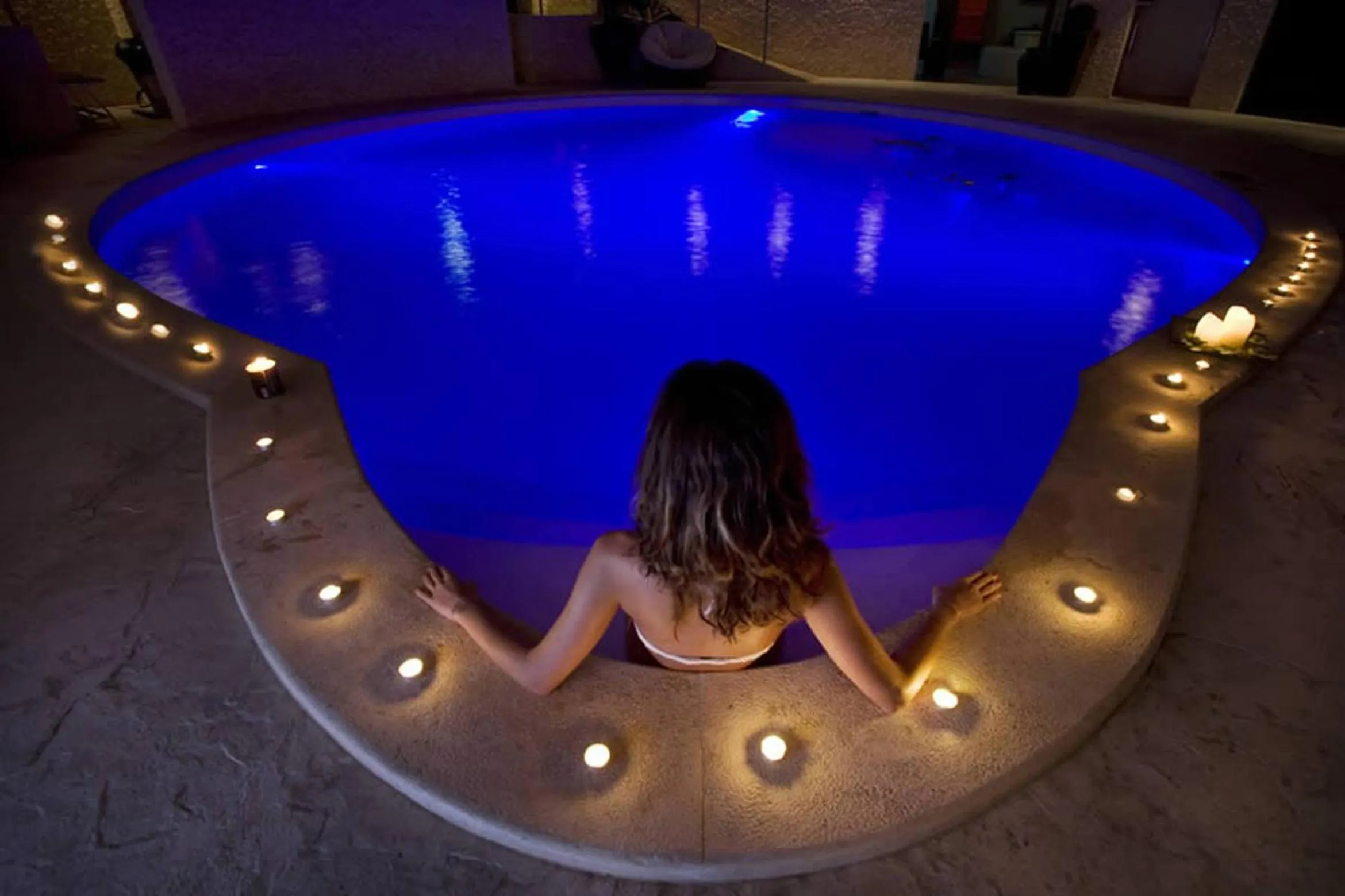 Hot Tub in Il Baio Relais & Natural Spa