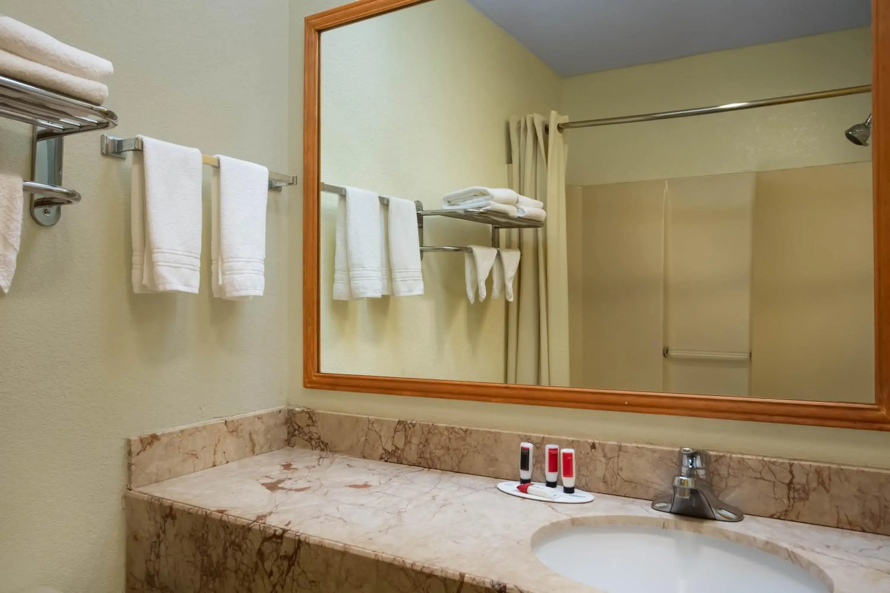 Bathroom in Days Inn by Wyndham Runnemede Philadelphia Area Bathroom in Days Inn by Wyndham Runnemede Philadelphia Area