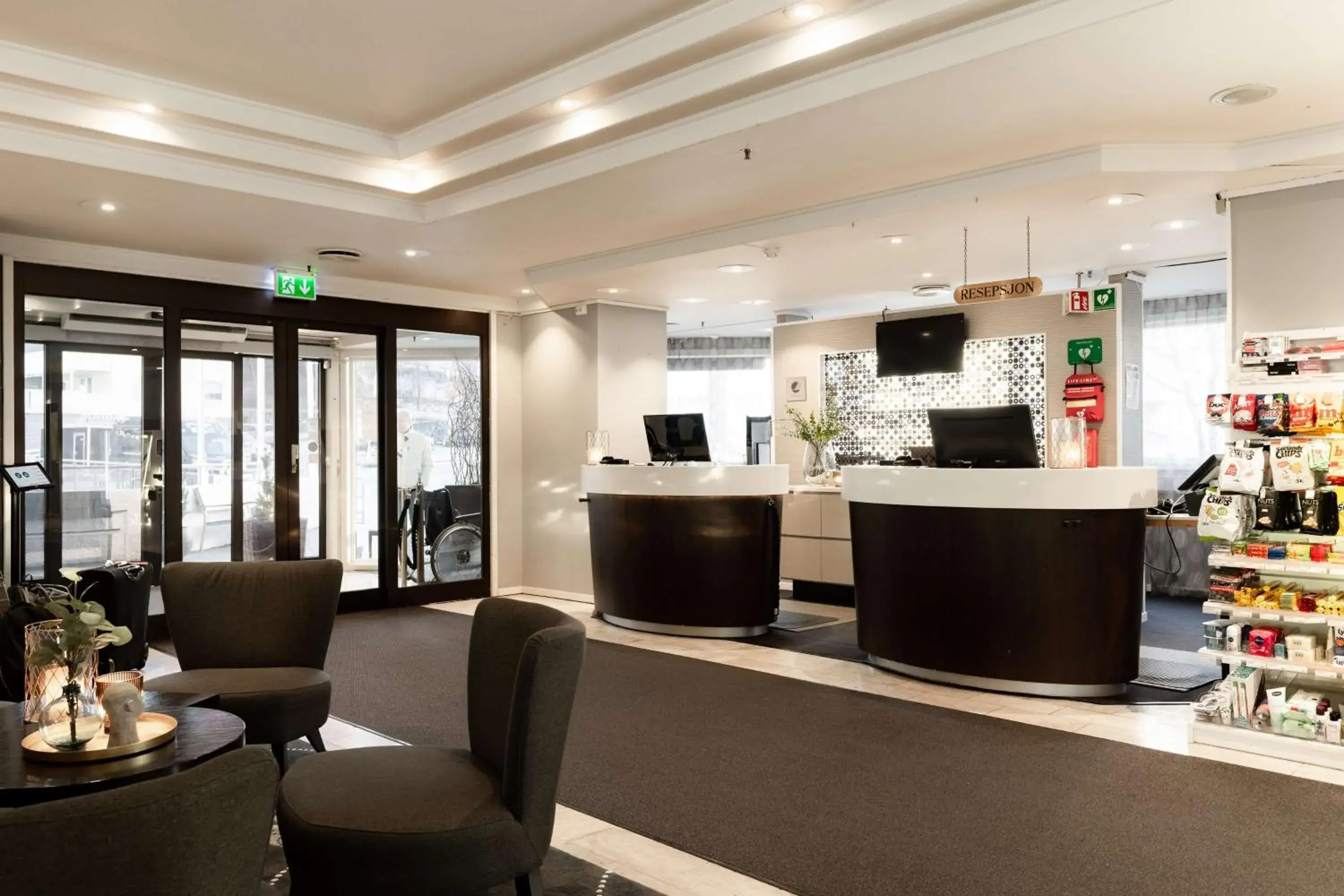 Lobby or reception in Scandic Kristiansund Lobby or reception in Scandic Kristiansund