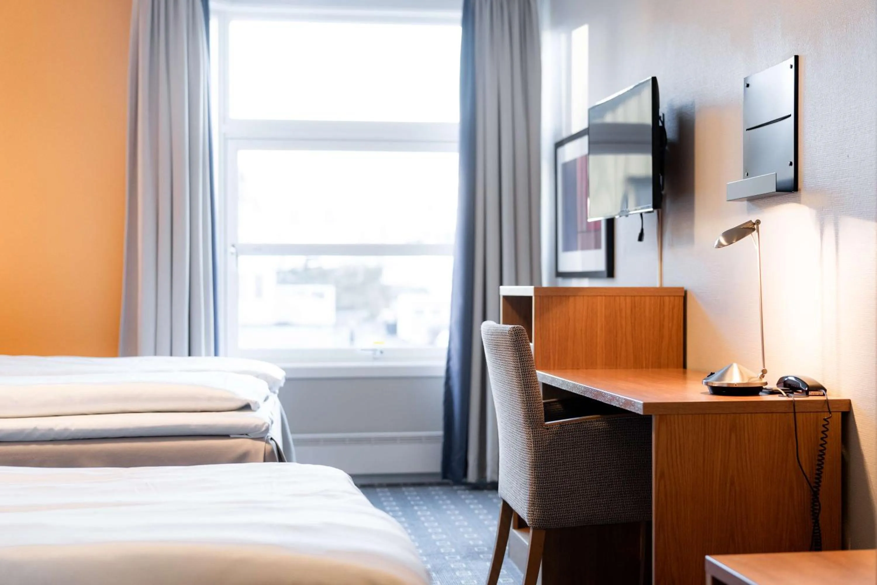 Bedroom, Bed in Scandic Kristiansund