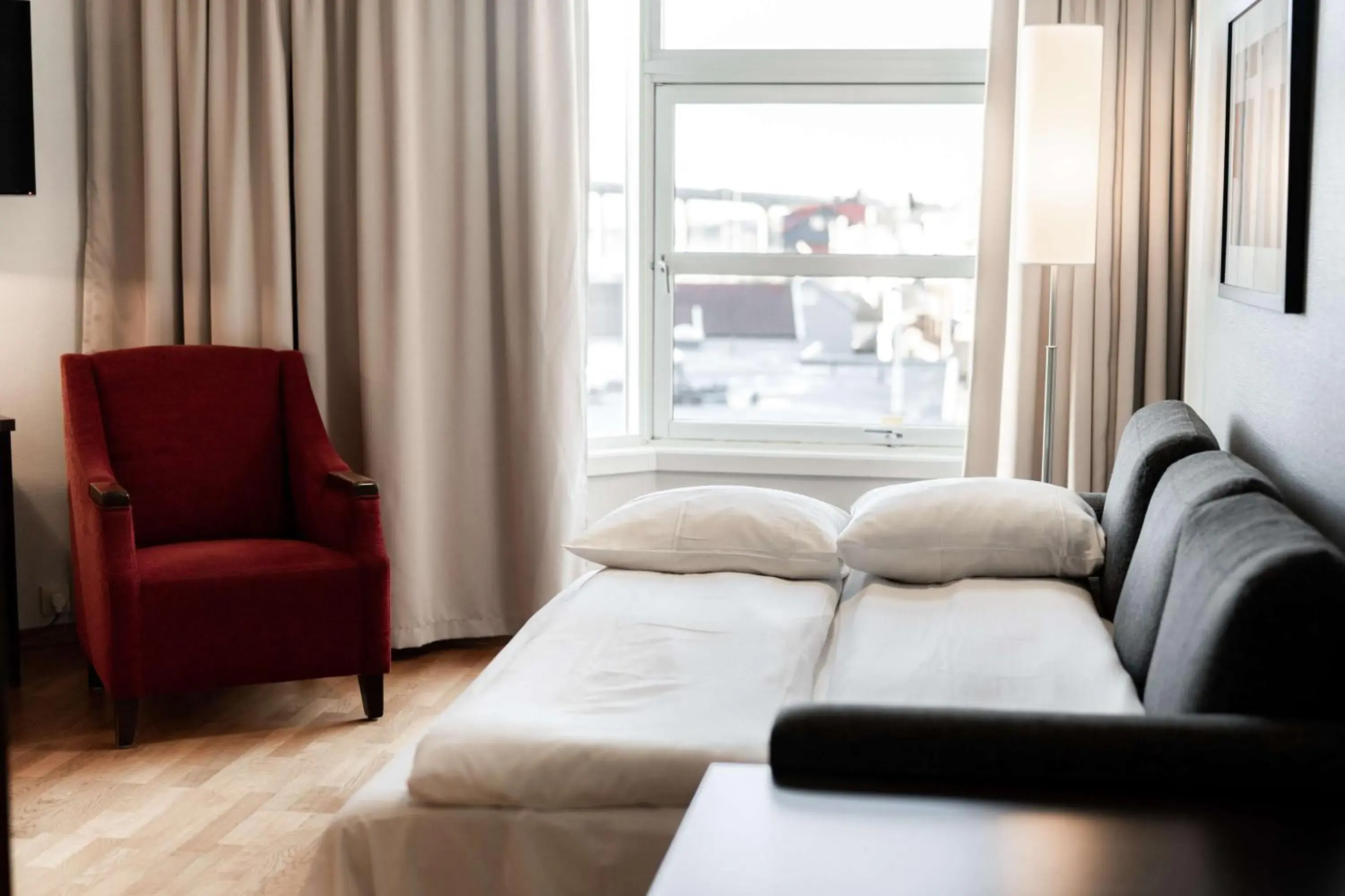 Bedroom, Bed in Scandic Kristiansund Bedroom, Bed in Scandic Kristiansund
