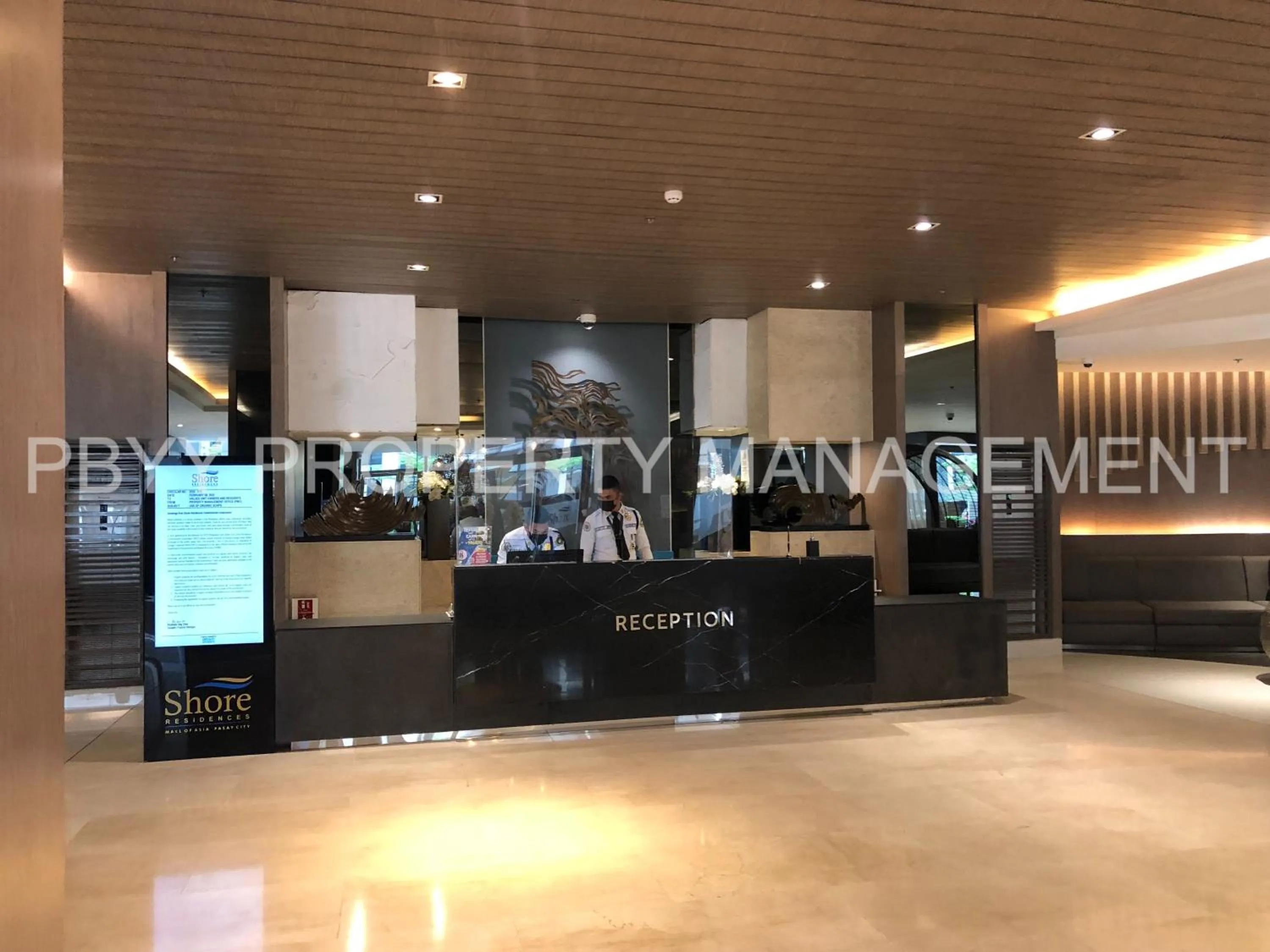 Lobby or reception in Shore Residences, Mall Of Asia Complex Stayction by PBYY