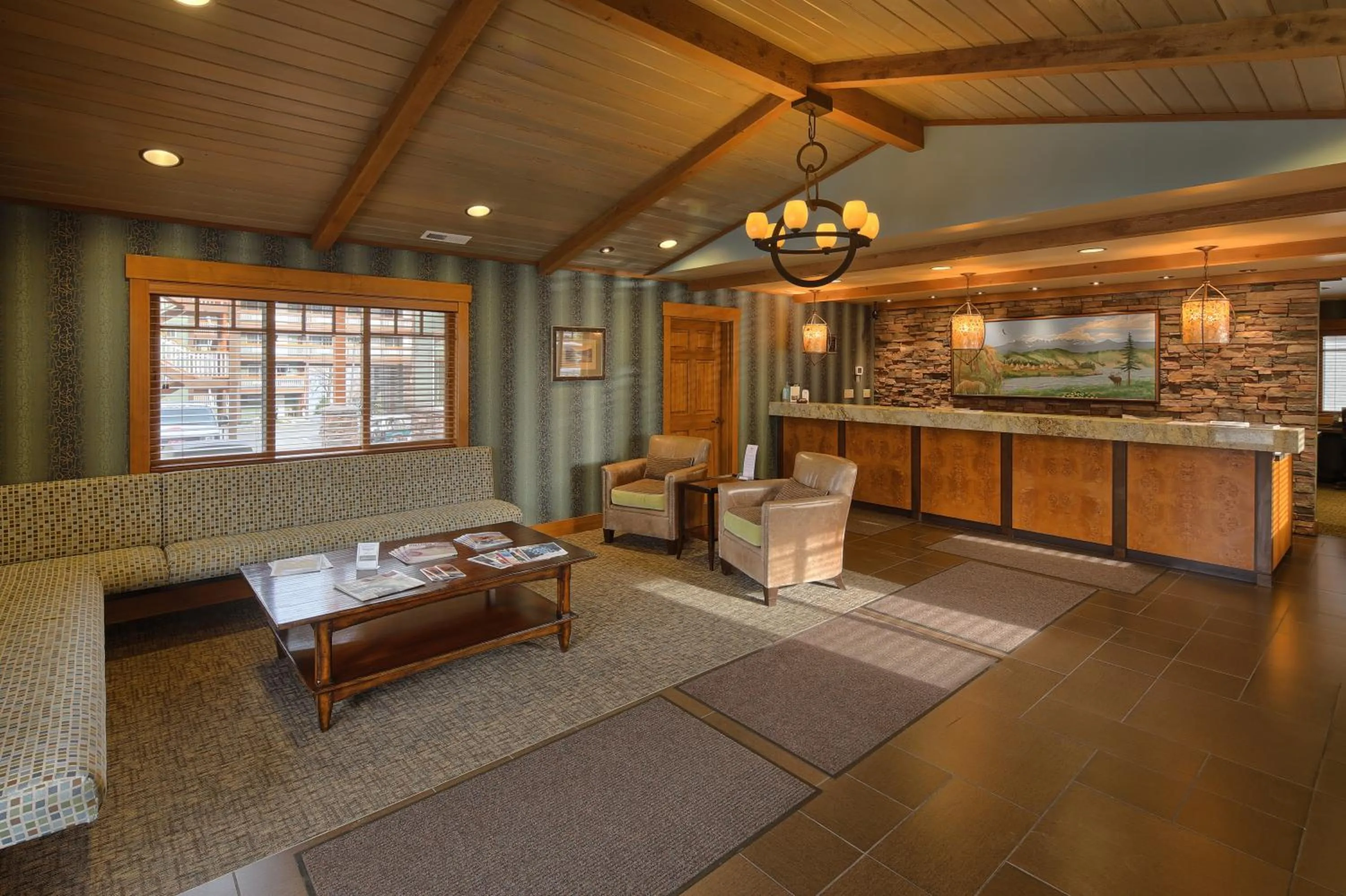 Lobby or reception in Lakeside Lodge and Suites