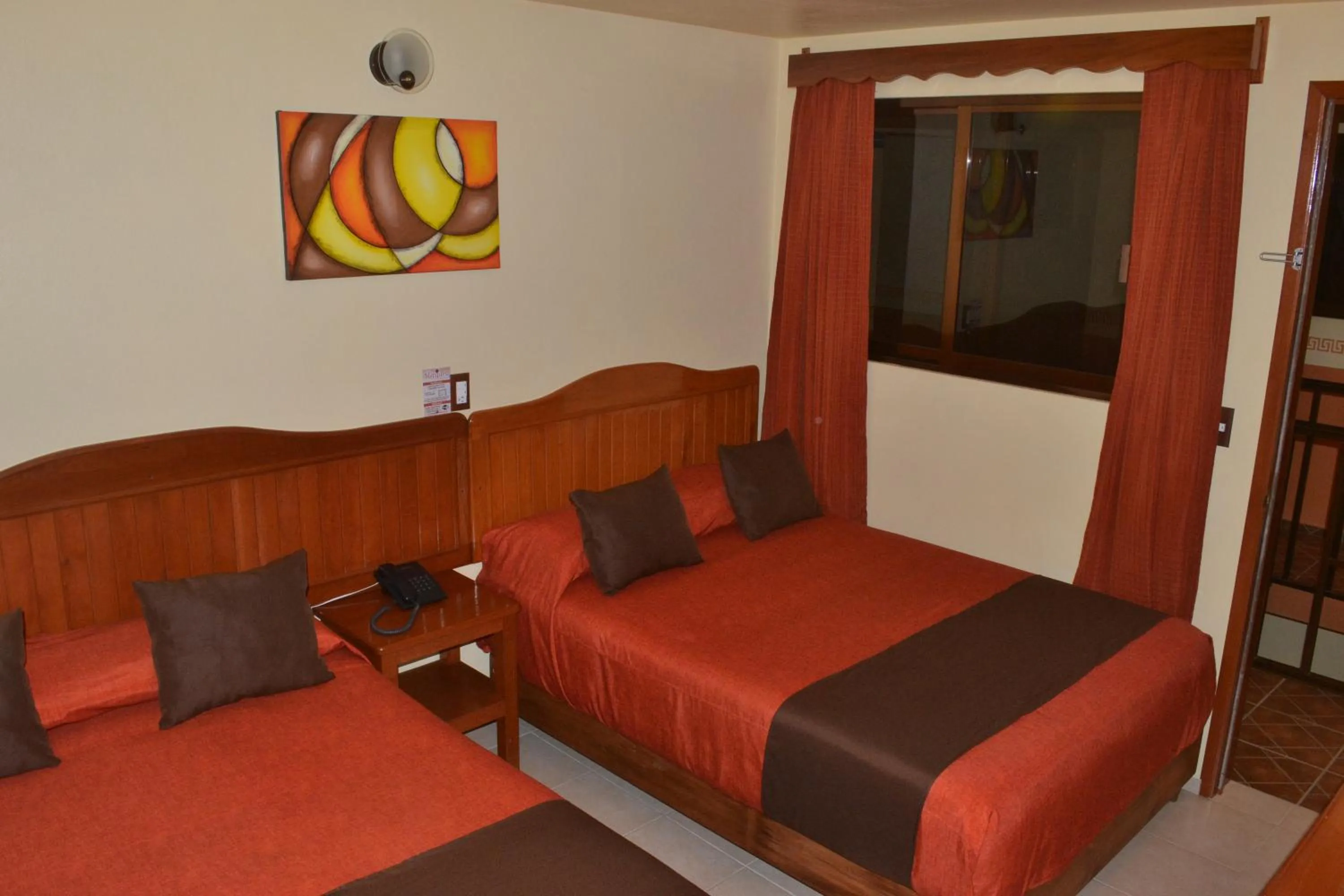 Bed in Hotel Márquez