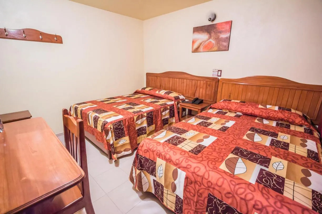 Bed in Hotel Márquez