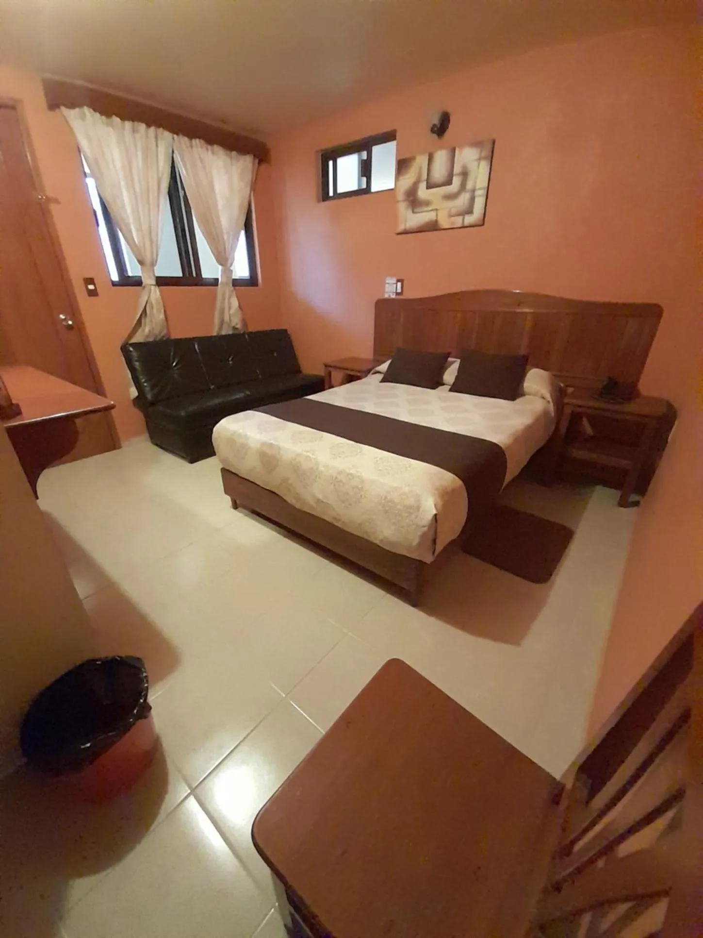 Bed in Hotel Márquez