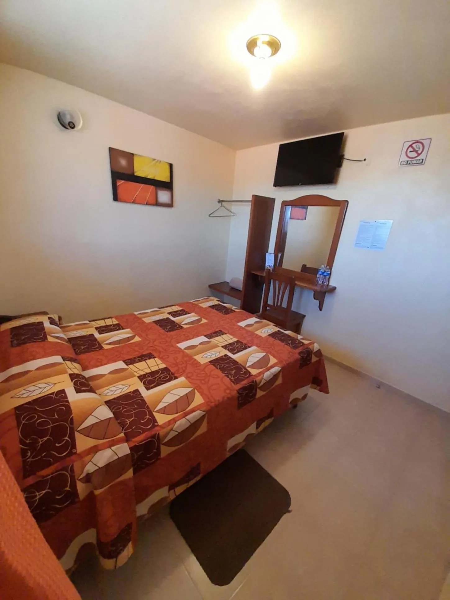 Bed in Hotel Márquez