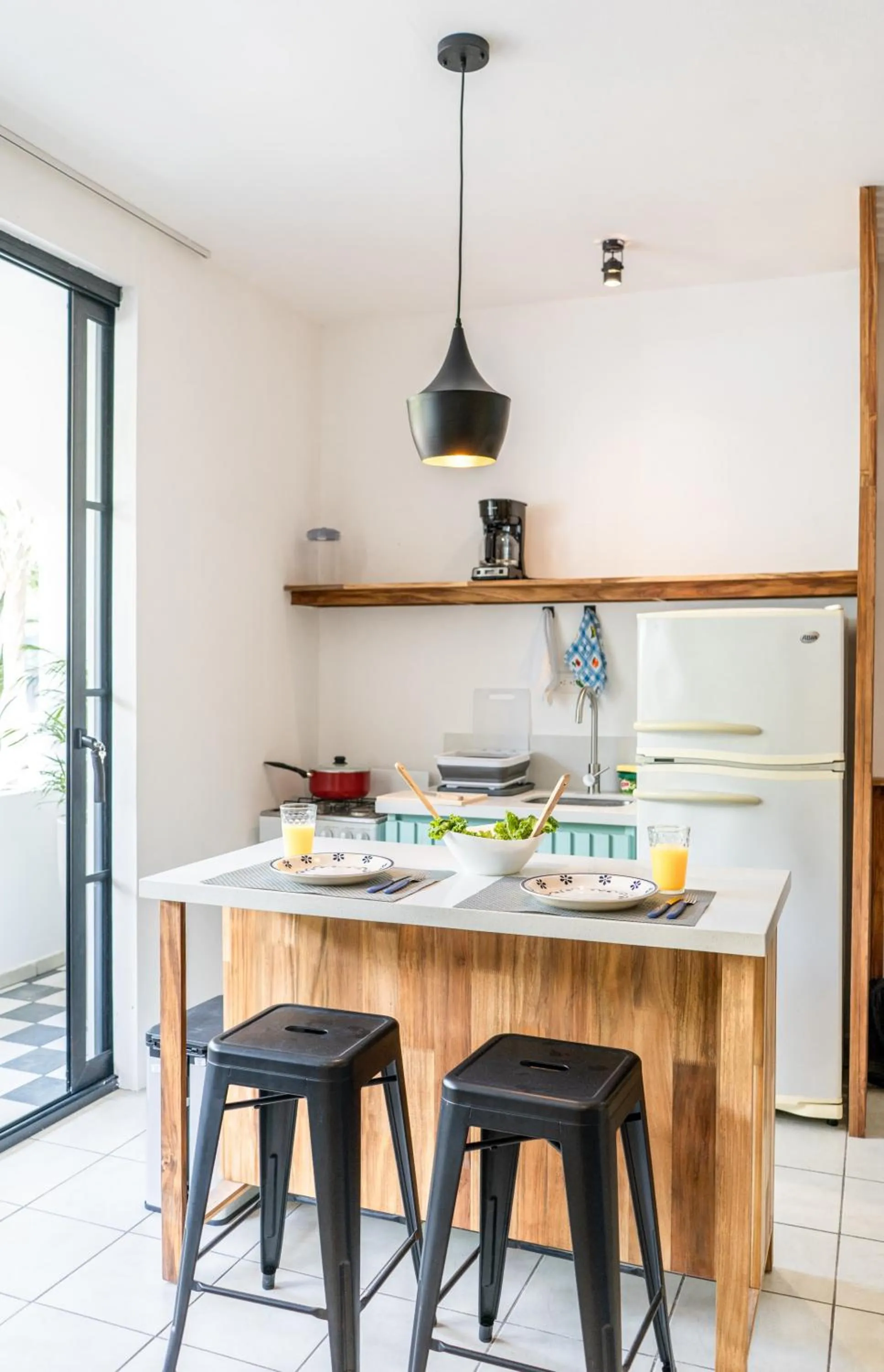 Kitchen or kitchenette in Plaza Royal Apartments