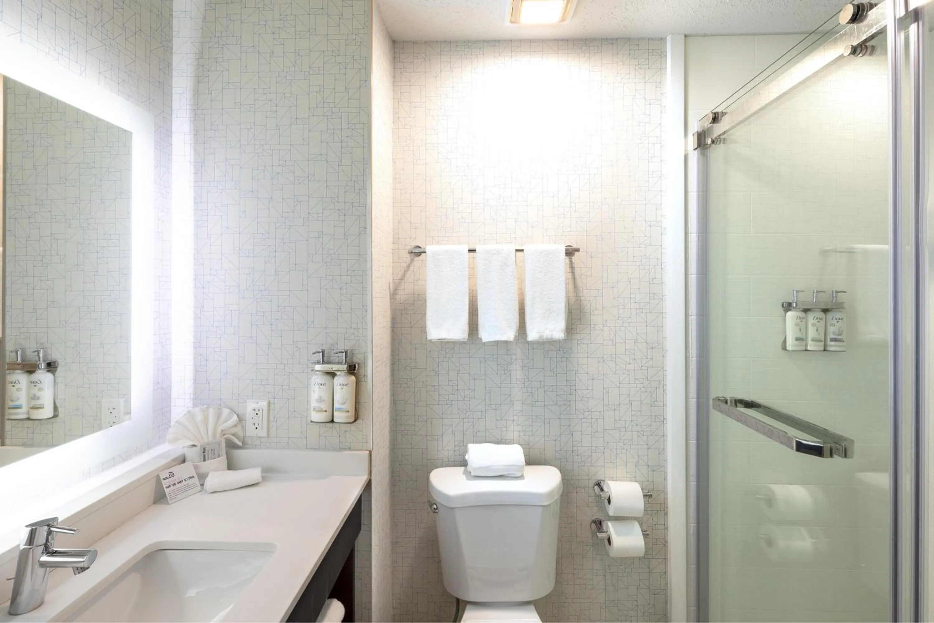Bathroom in Holiday Inn Express & Suites Chicago West - St Charles by IHG