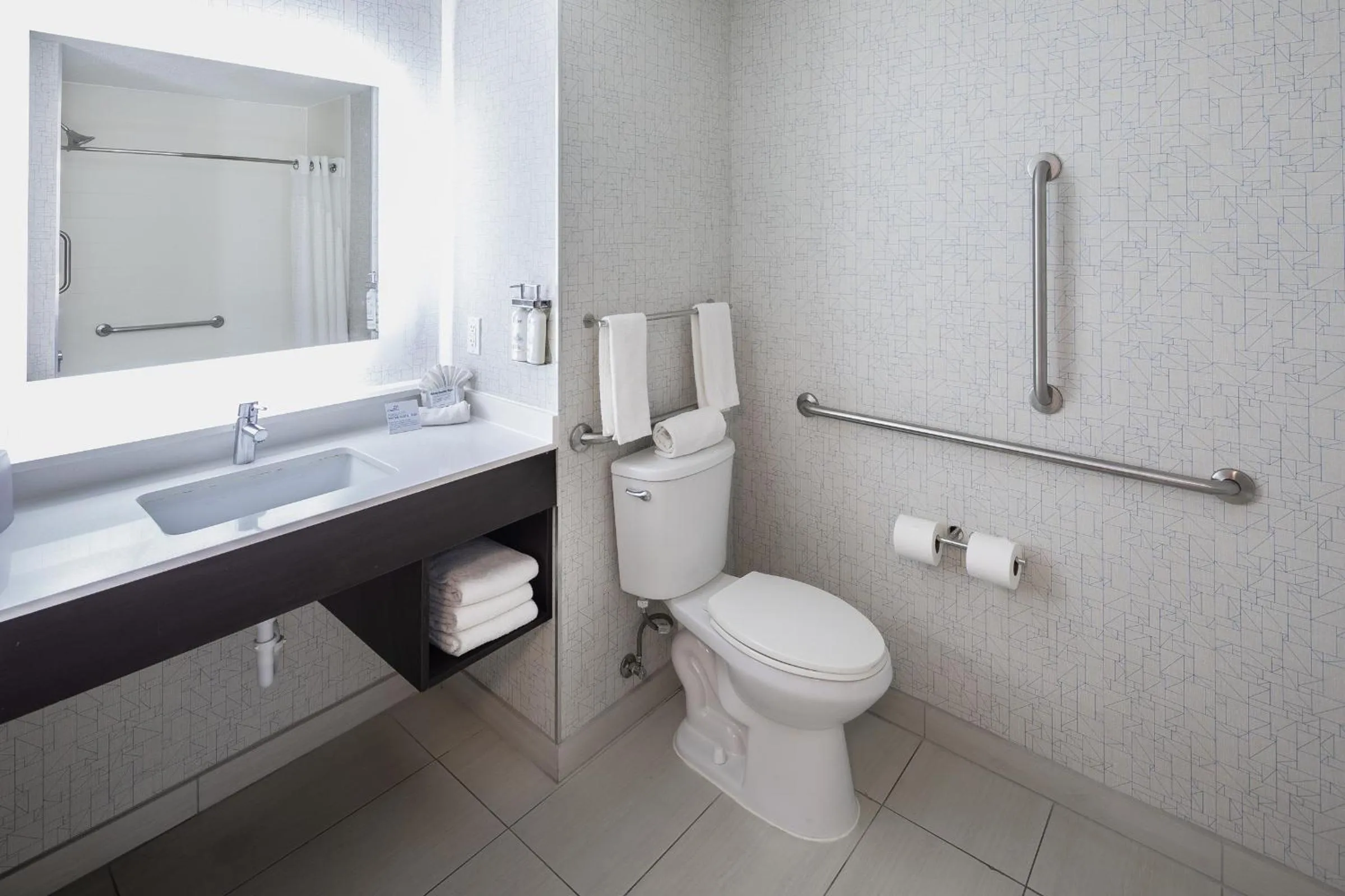 Toilet in Holiday Inn Express & Suites Chicago West - St Charles by IHG