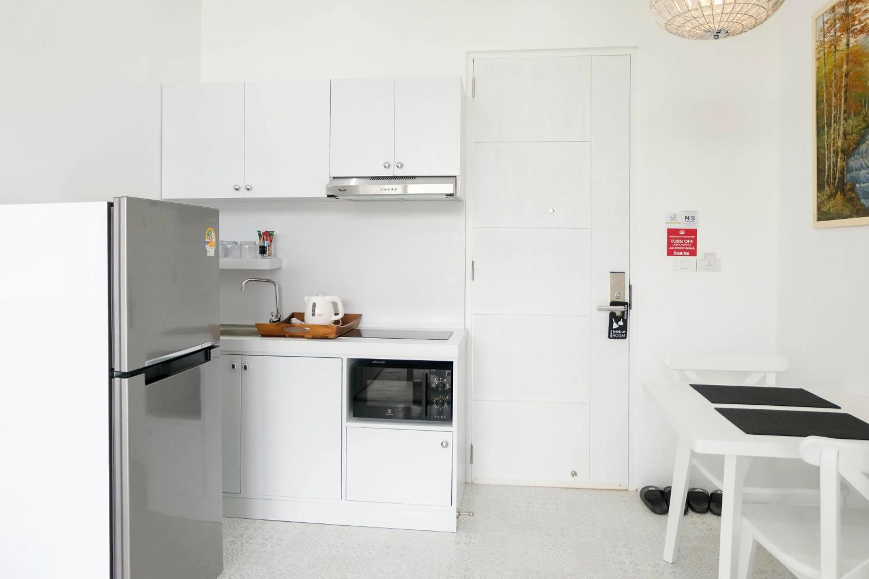 Kitchen or kitchenette in Baan Poon Garden