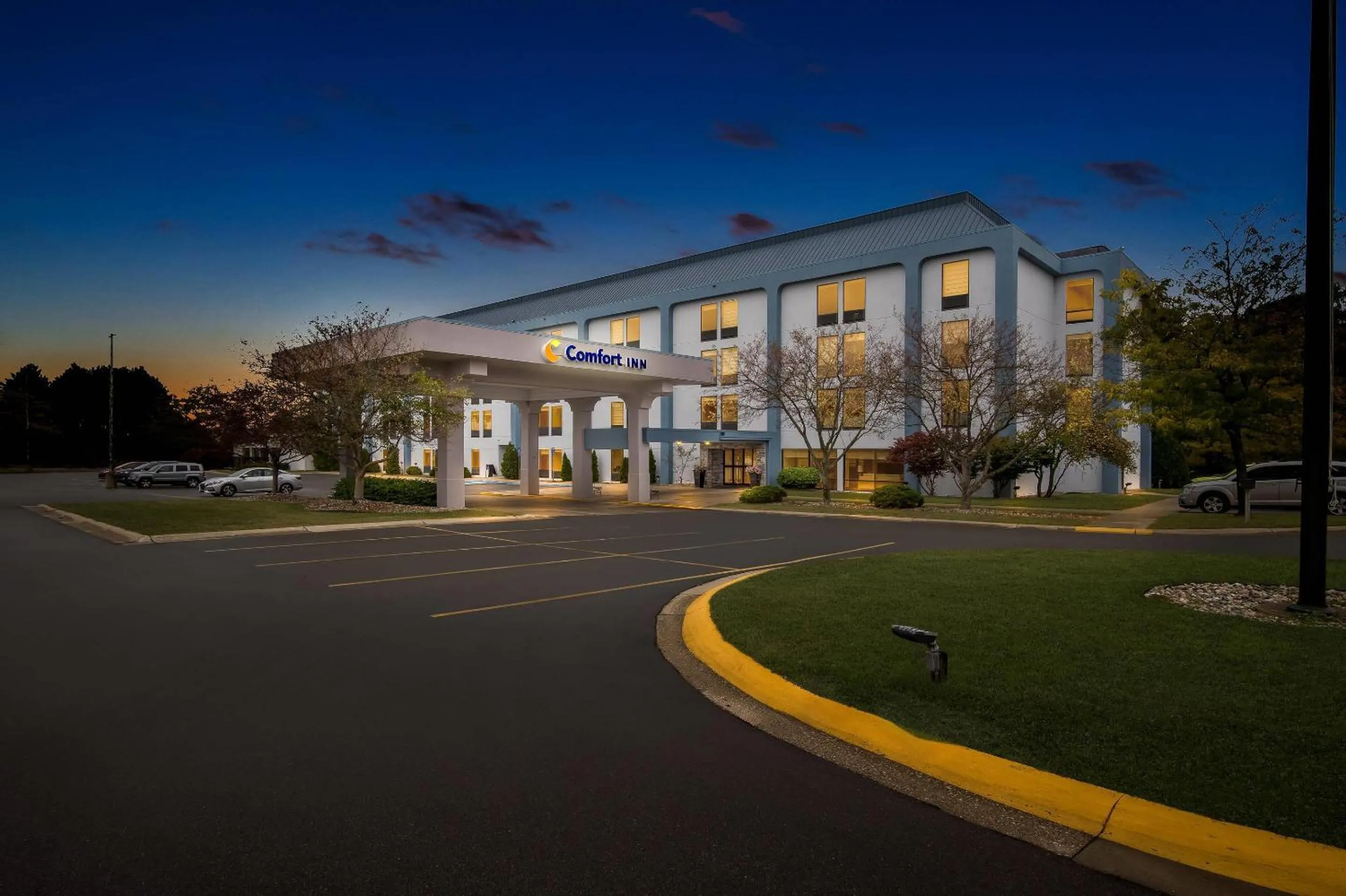 Property building in Comfort Inn Cadillac