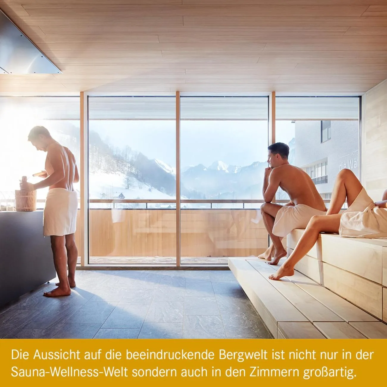 Sauna in Hotel die Wälderin-Wellness, Sport & Natur