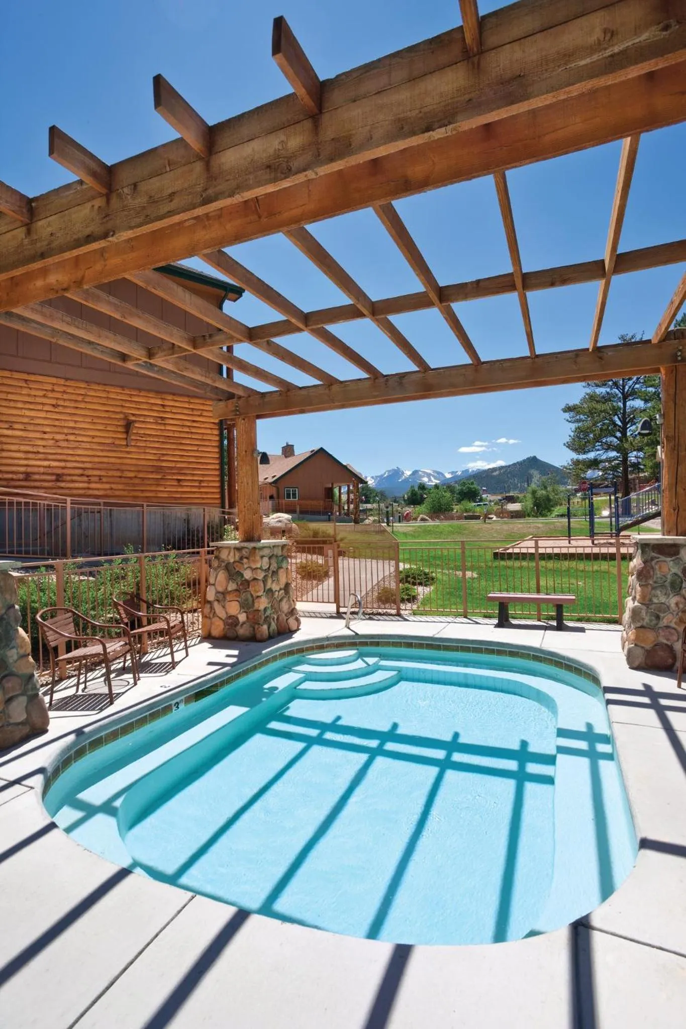 Swimming pool in WorldMark Estes Park