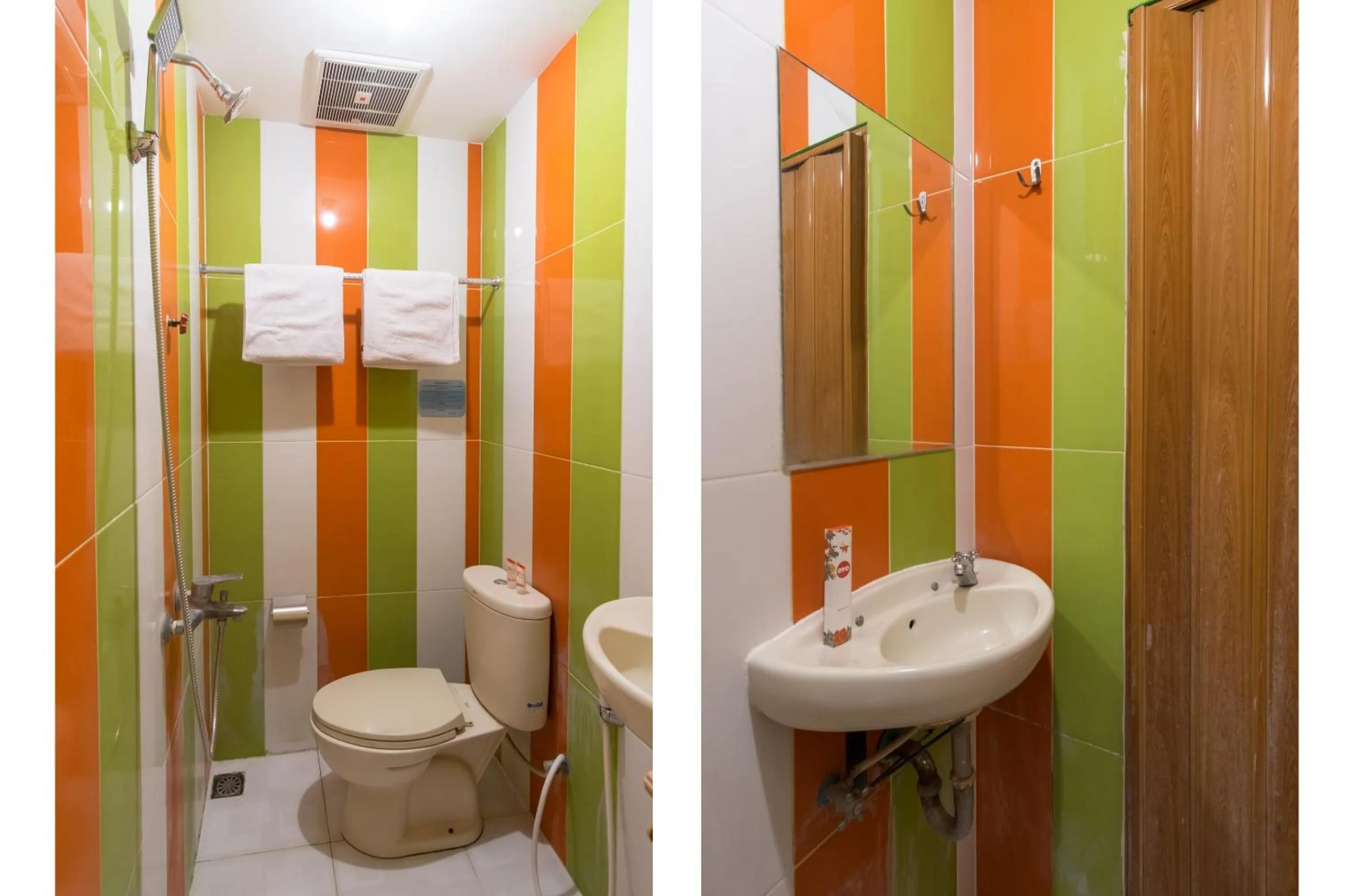 Bathroom in Capital O 615 Residence Puri Hotel Syariah