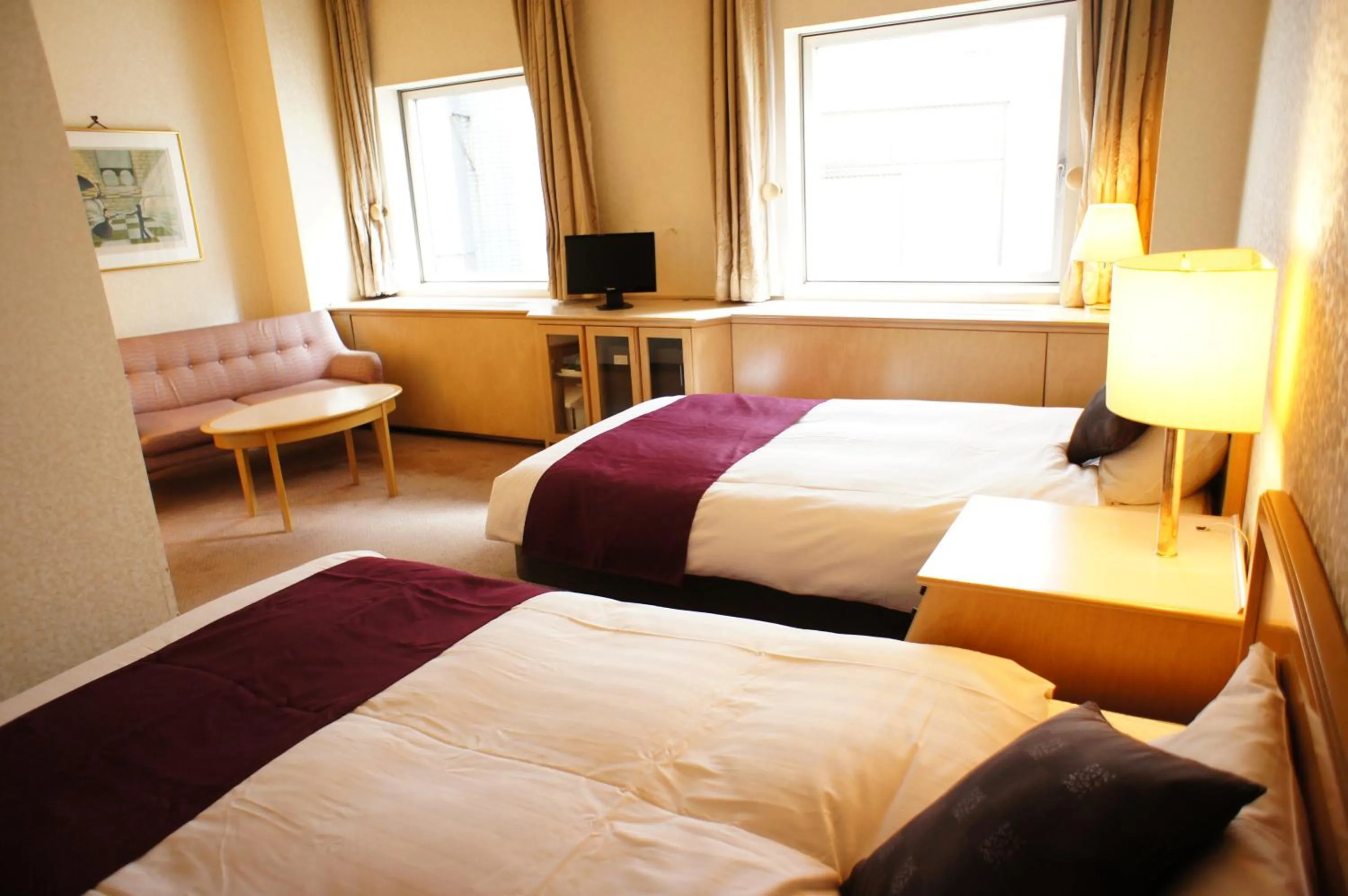 Day, Bed in Hotel Abest Meguro