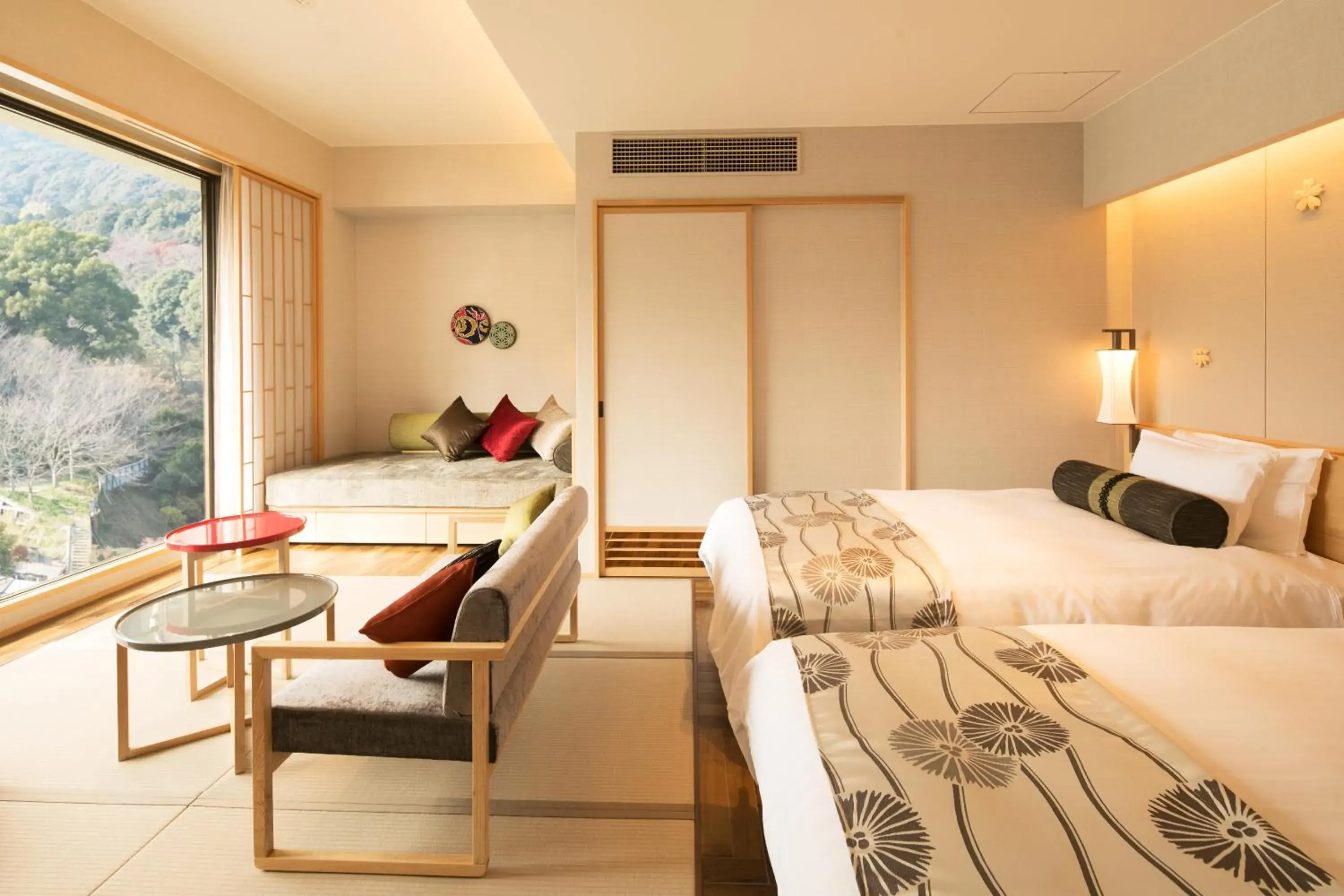 Photo of the whole room, Bed in Kotohira Grand Hotel Sakuranosho Photo of the whole room, Bed in Kotohira Grand Hotel Sakuranosho